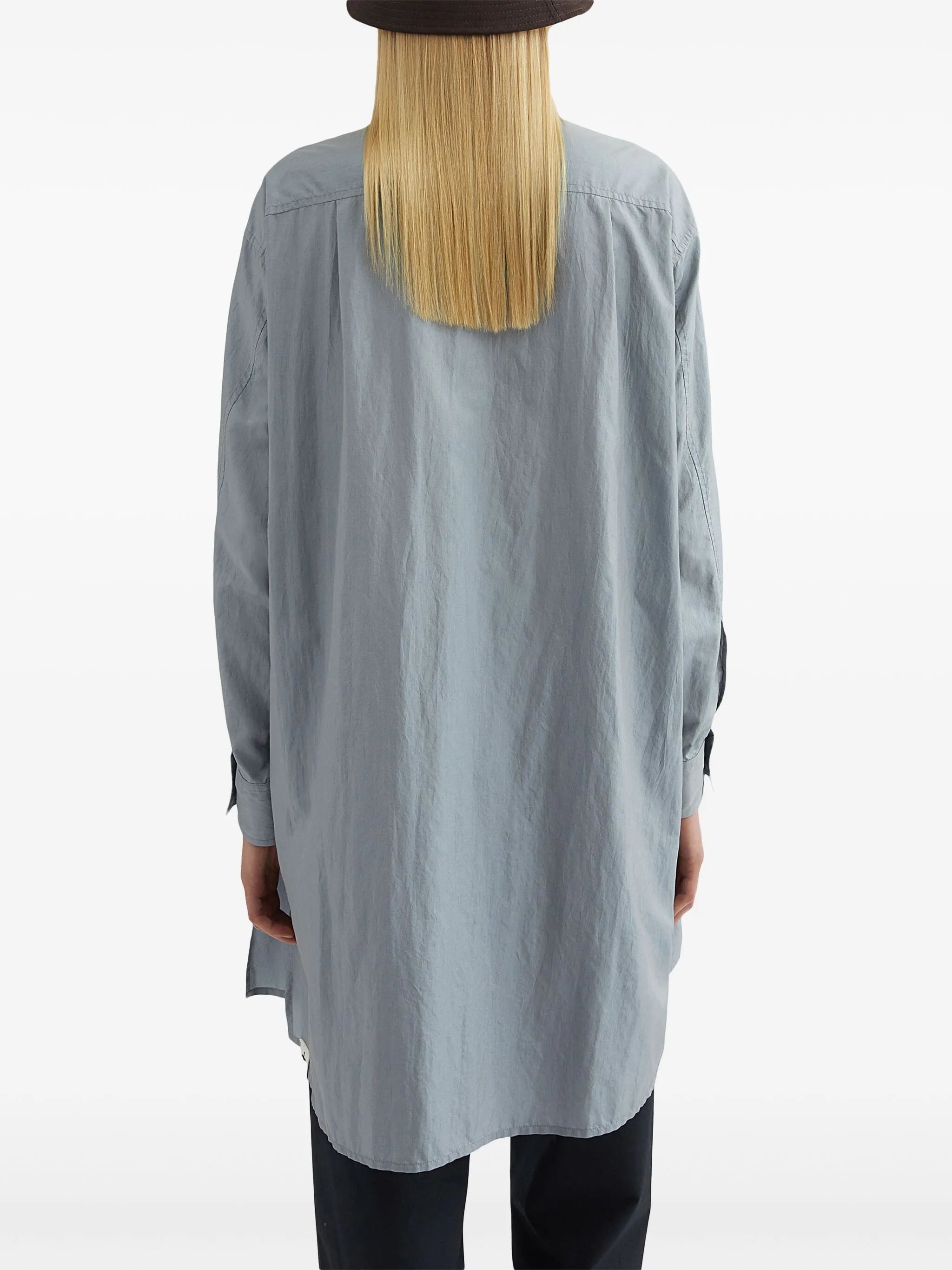 buttoned long shirt