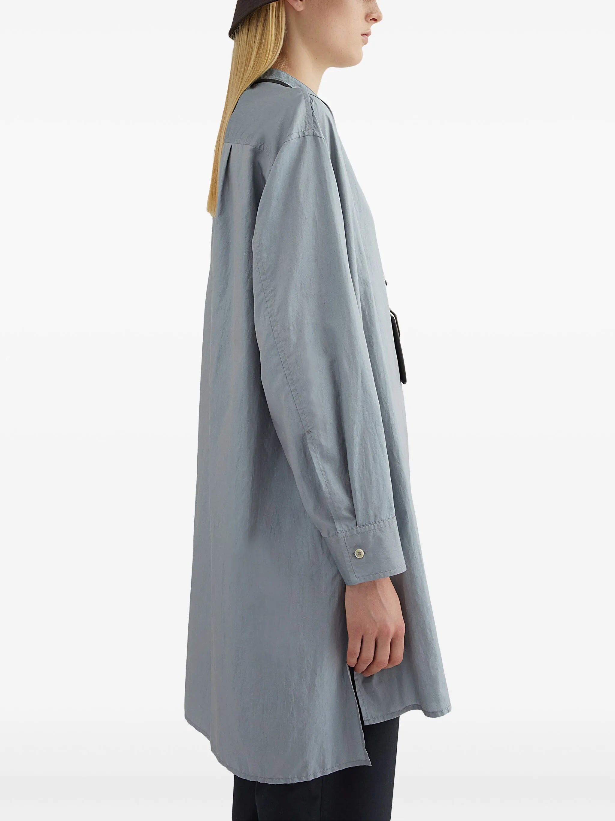 buttoned long shirt