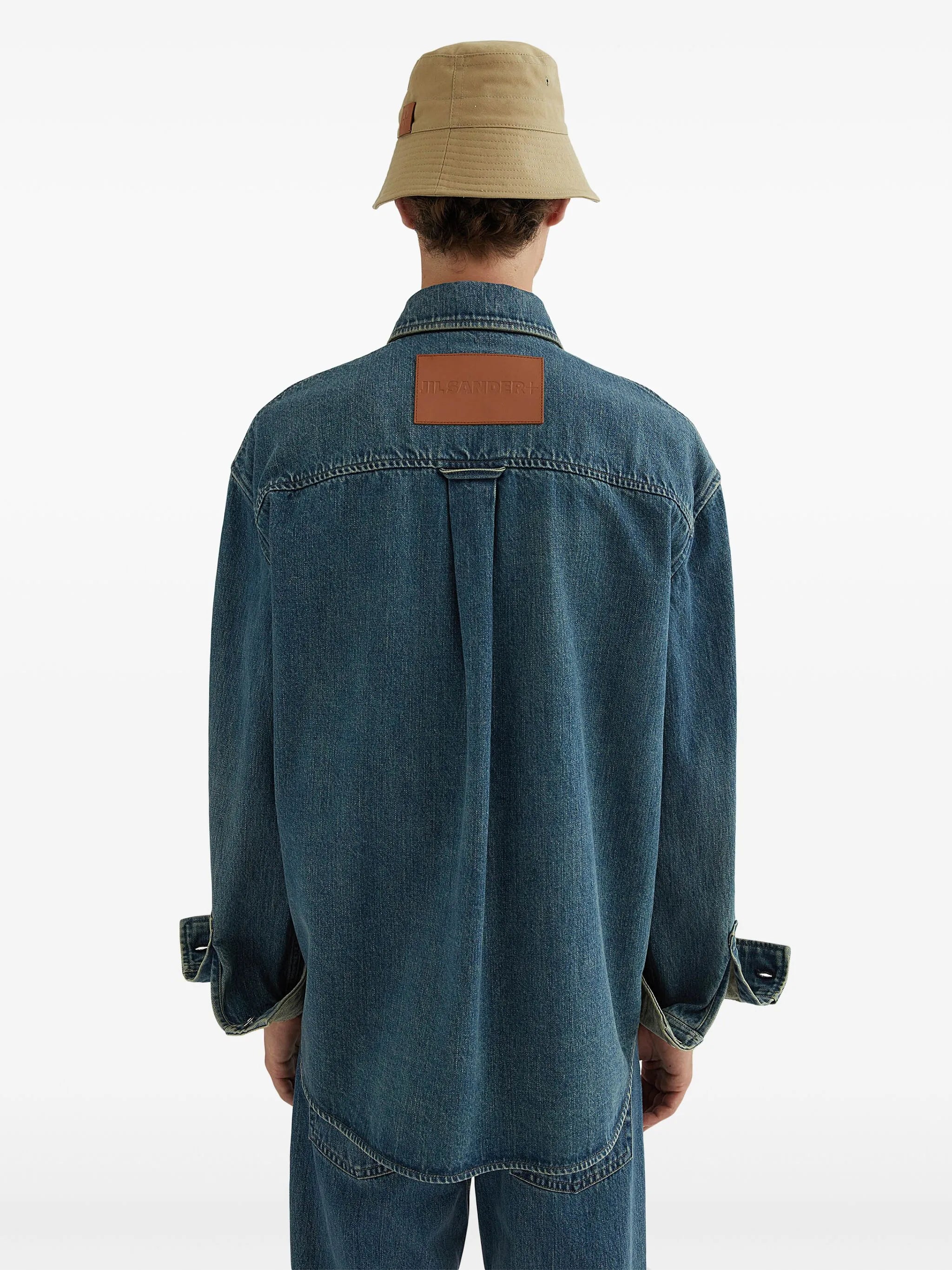 long-sleeve denim shirt