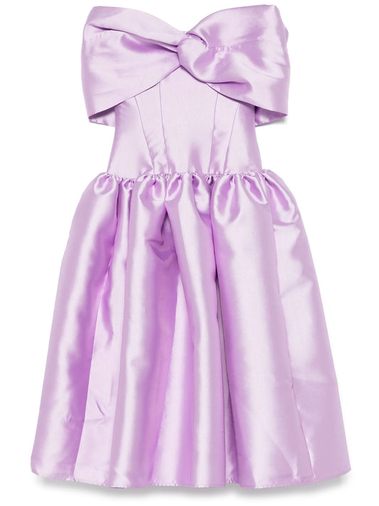 bow-detail gown