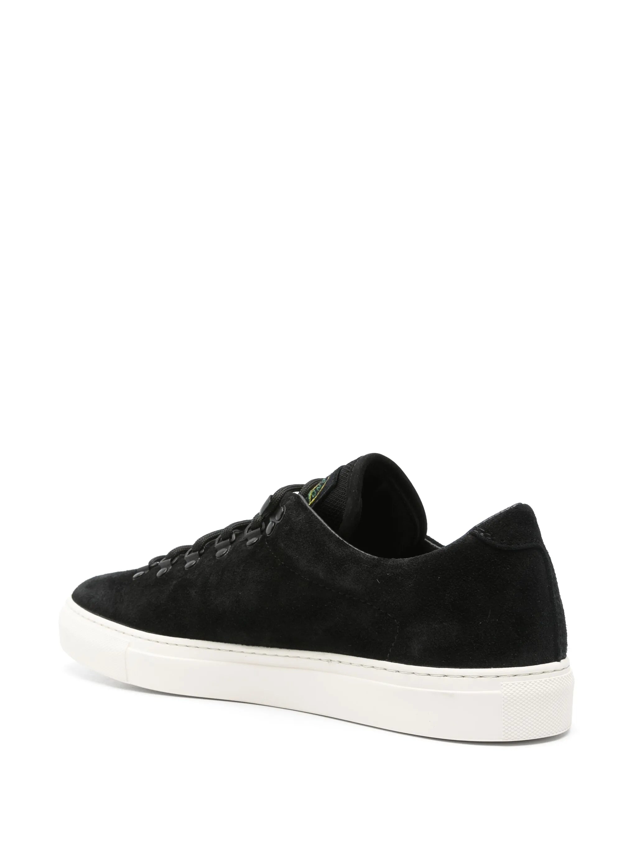 Compass-patch sneakers