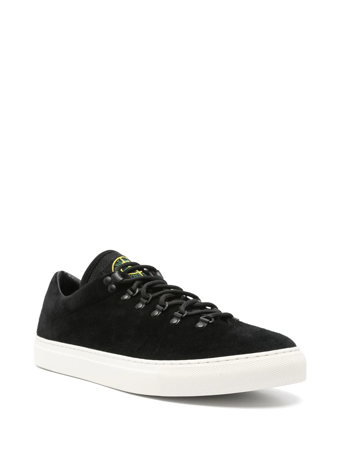 Compass-patch sneakers