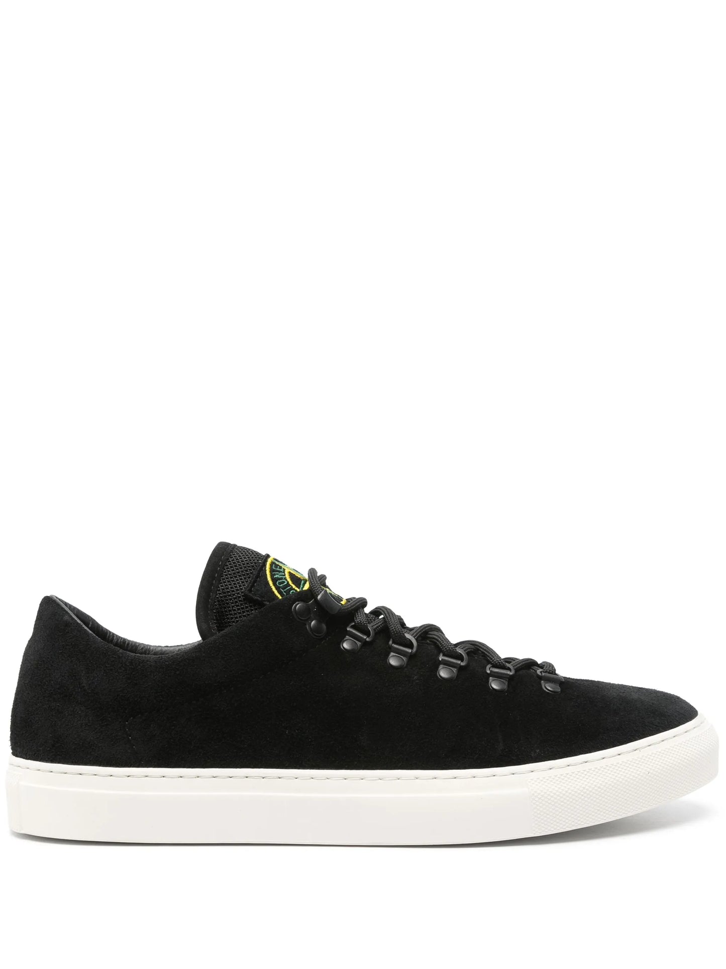 Compass-patch sneakers