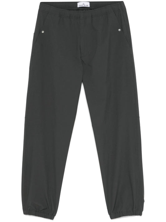 elasticated-ankle track pants