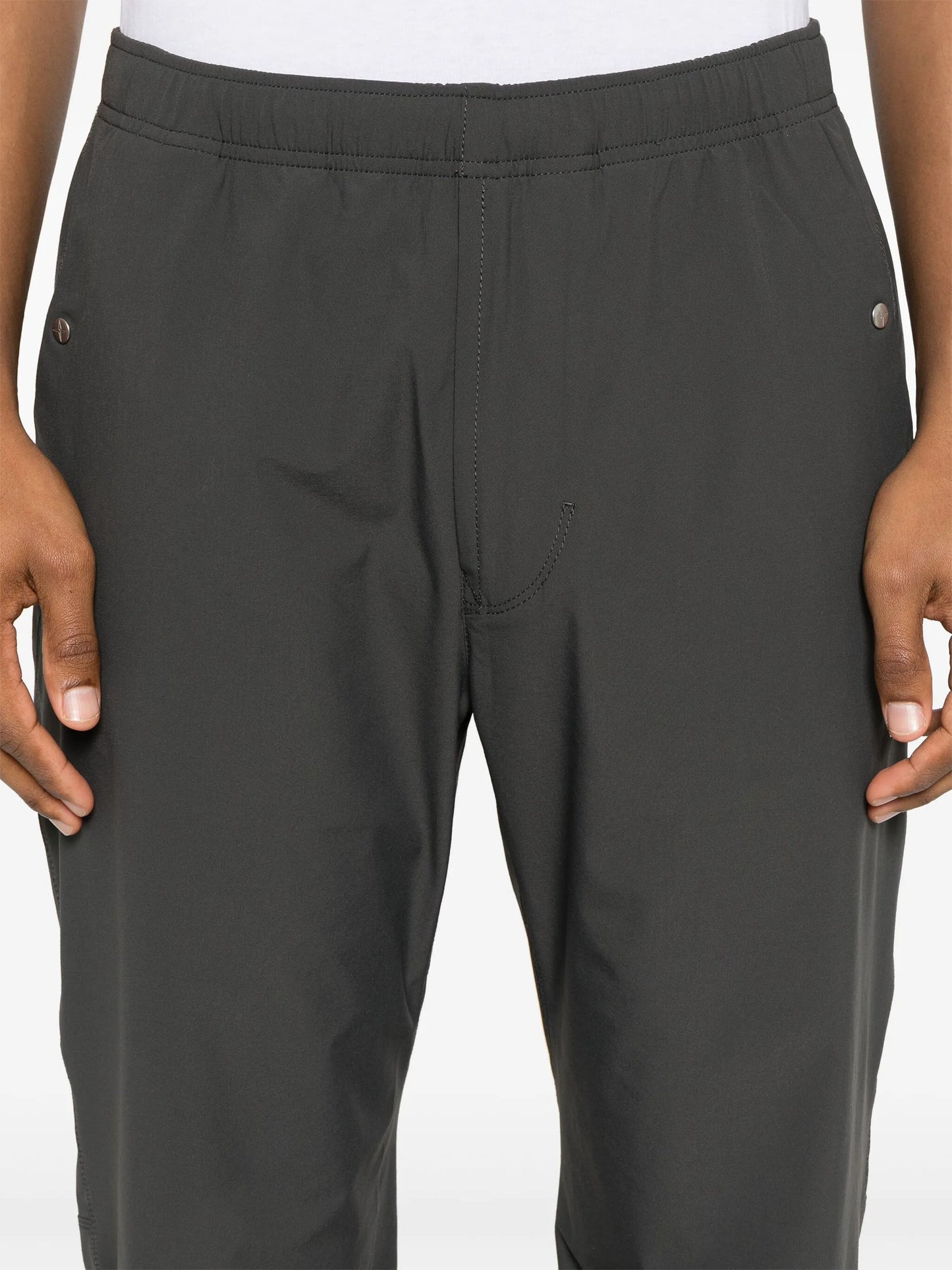 elasticated-ankle track pants