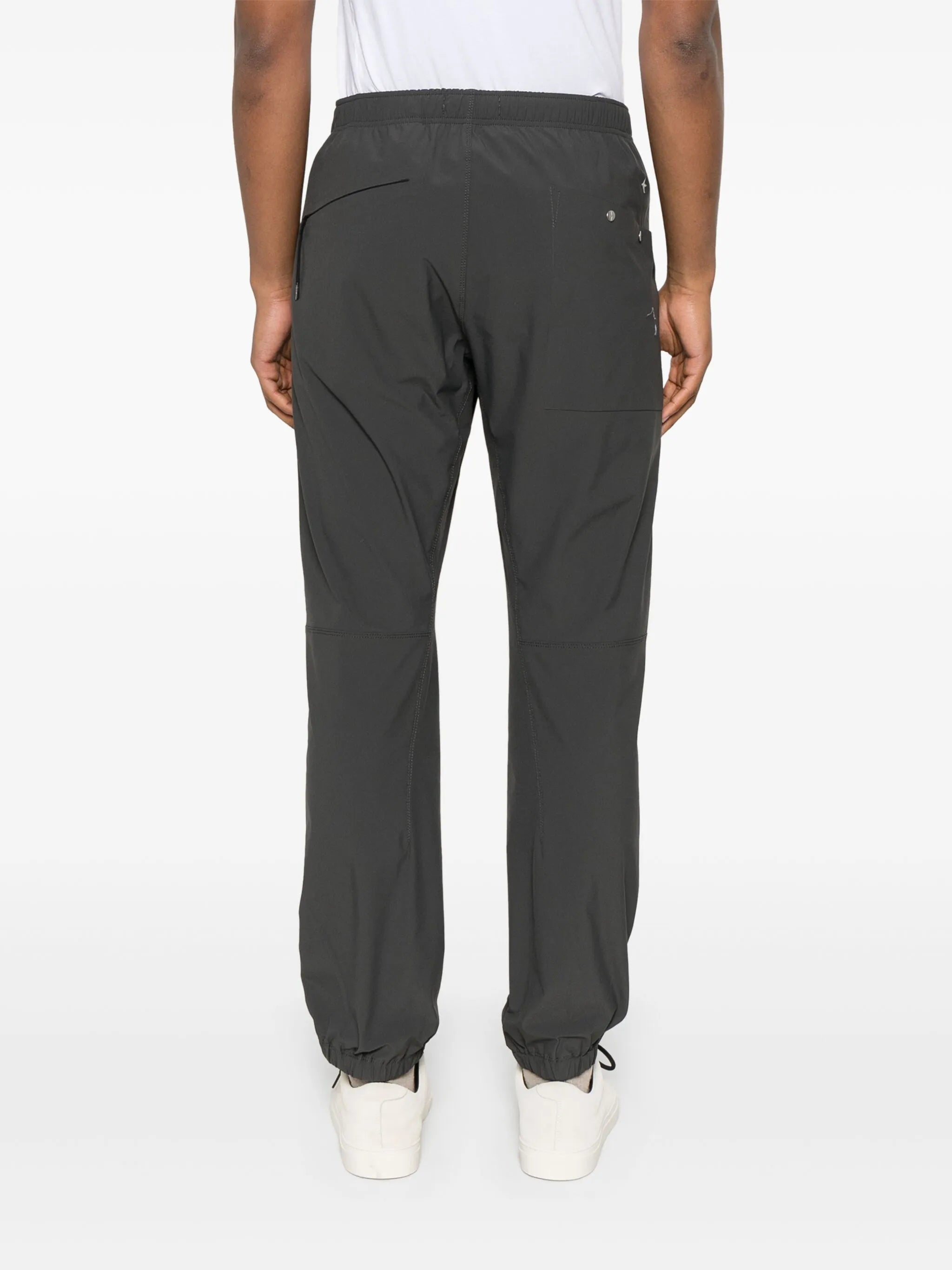 elasticated-ankle track pants