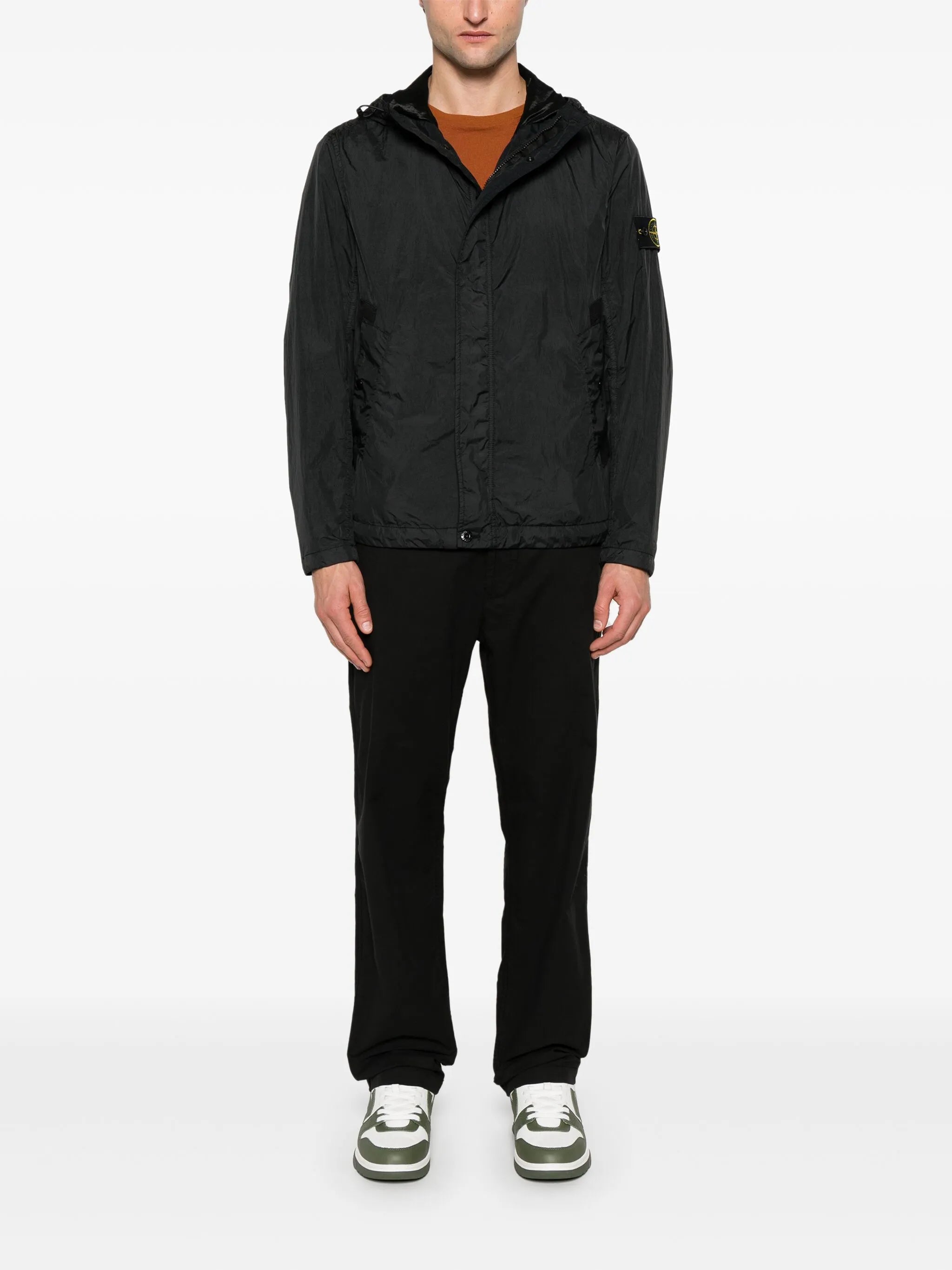 Compass-badge jacket