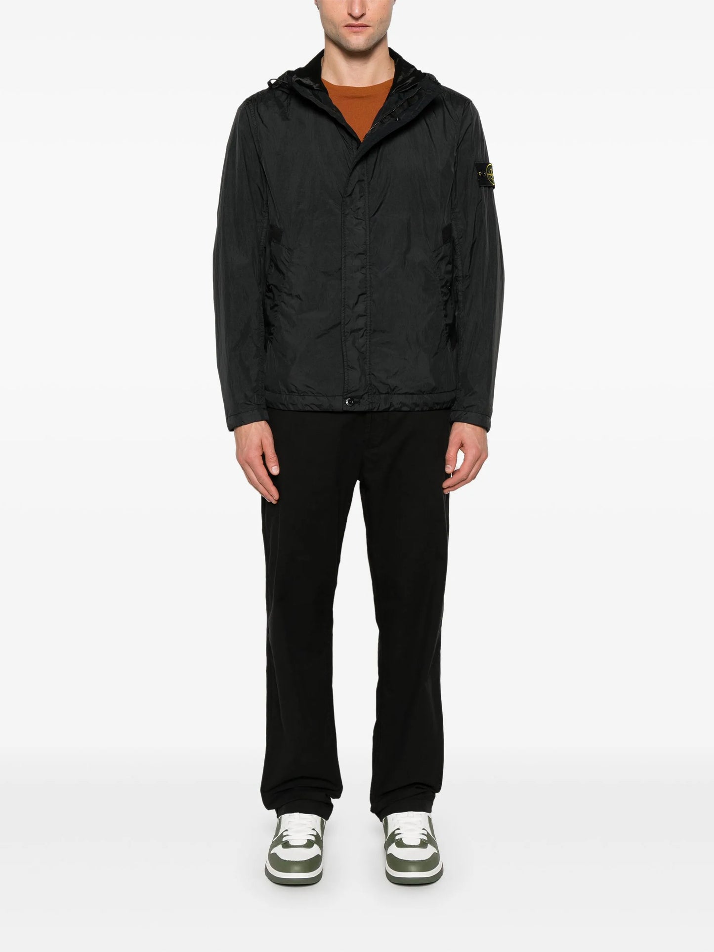 Compass-badge jacket