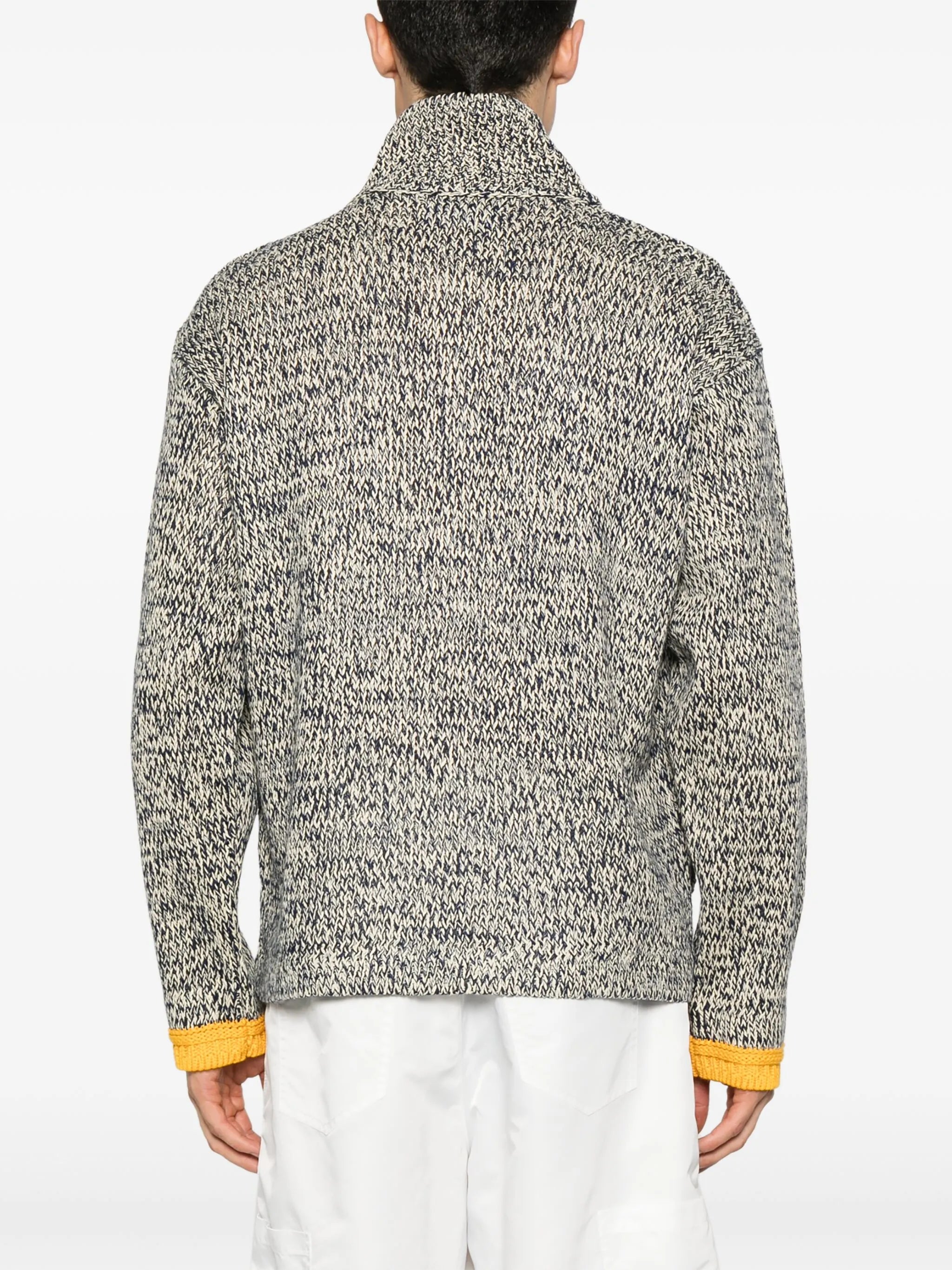 painted-logo sweater
