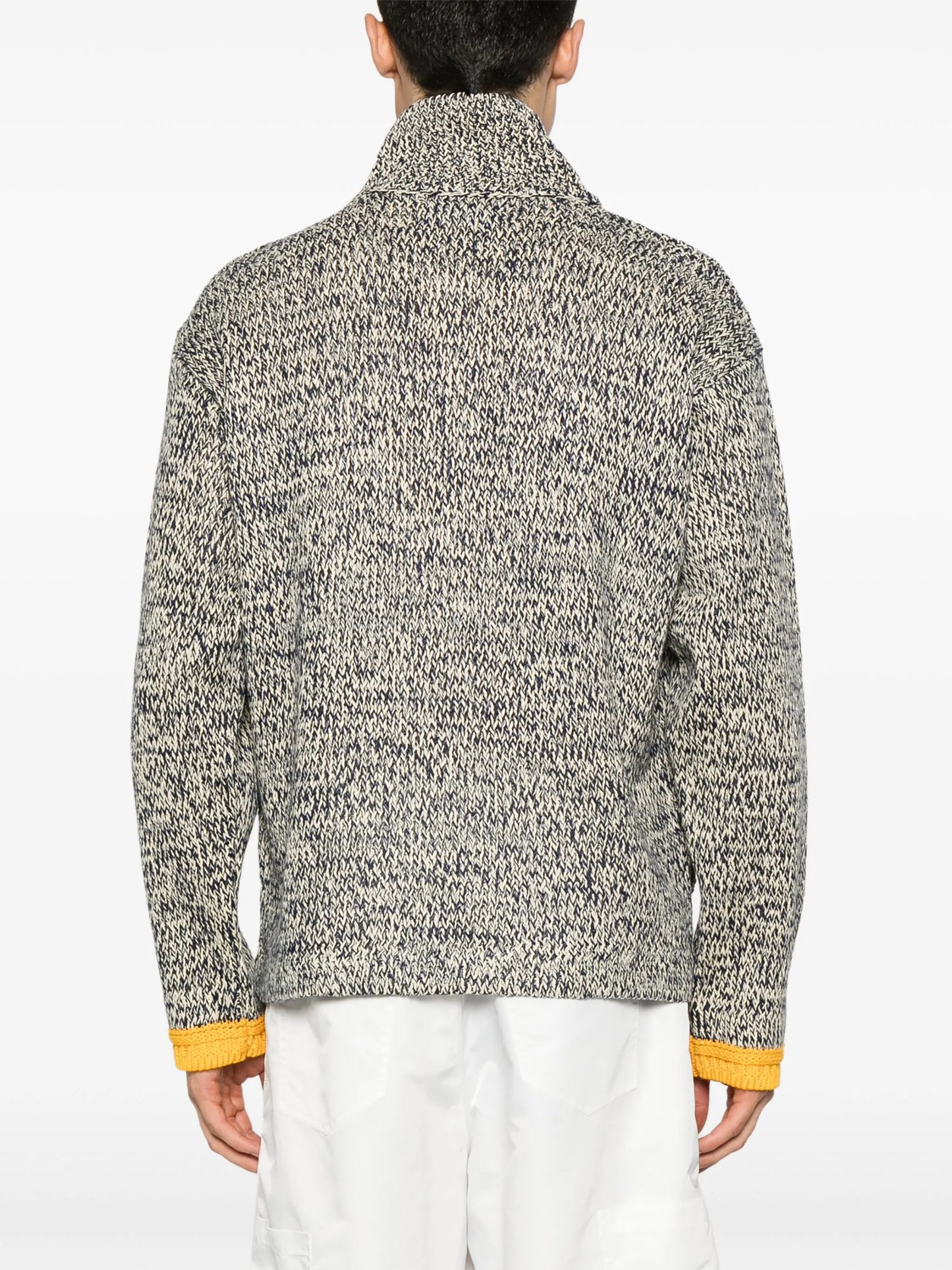 painted-logo sweater