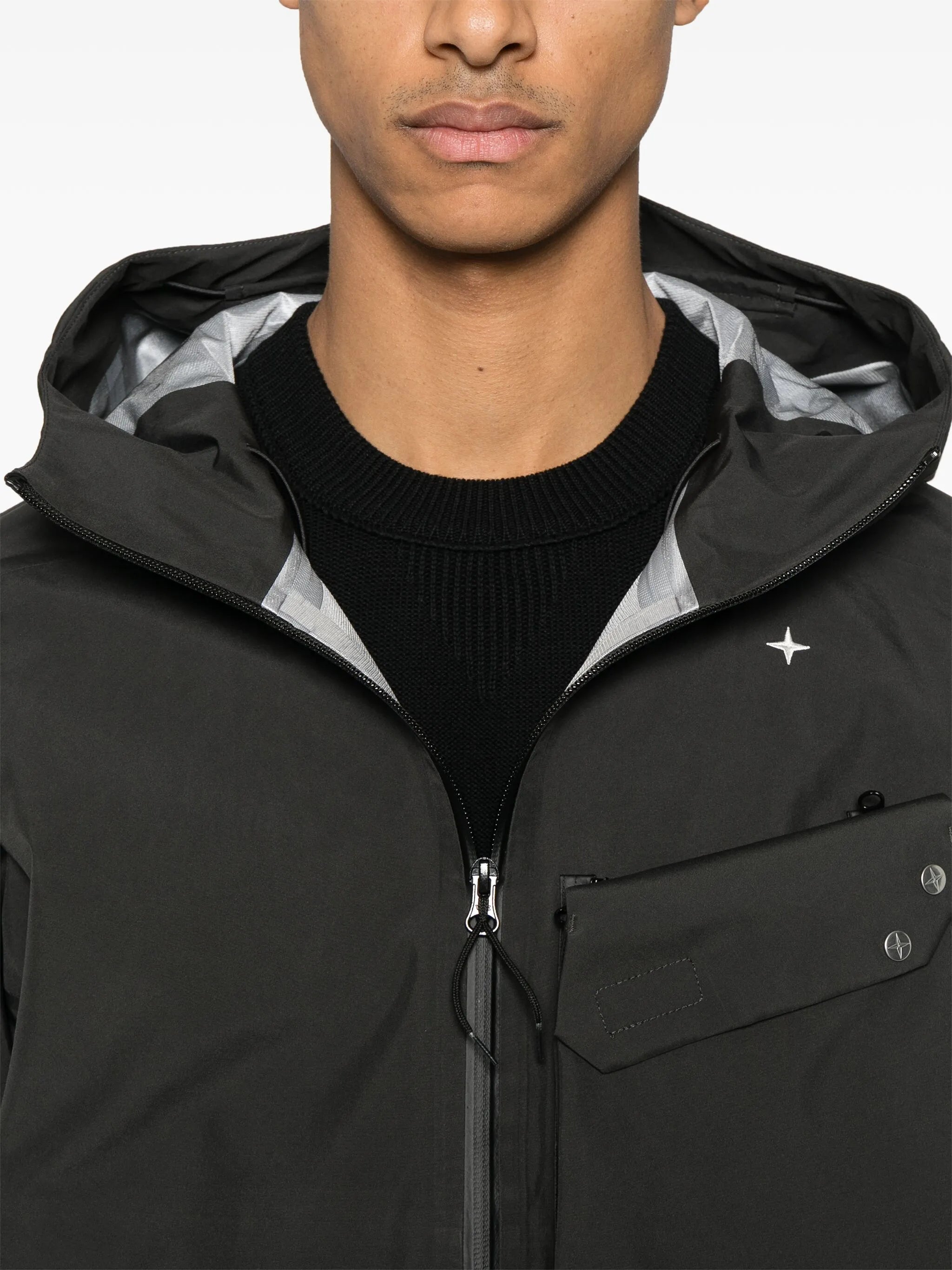 hooded jacket