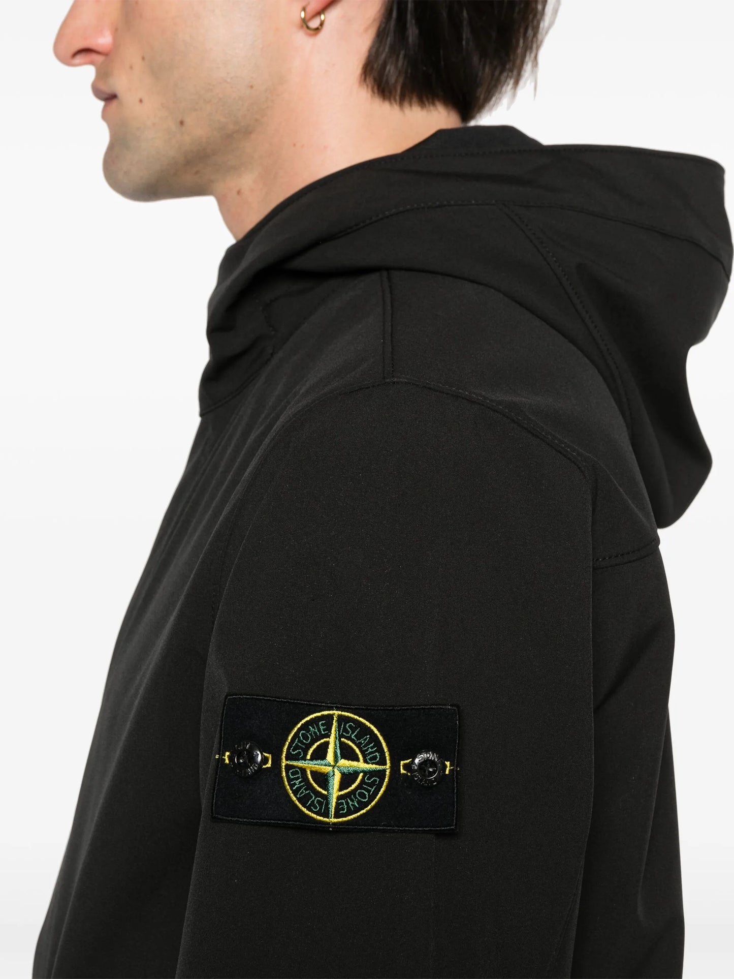 Compass-badge bomber jacket