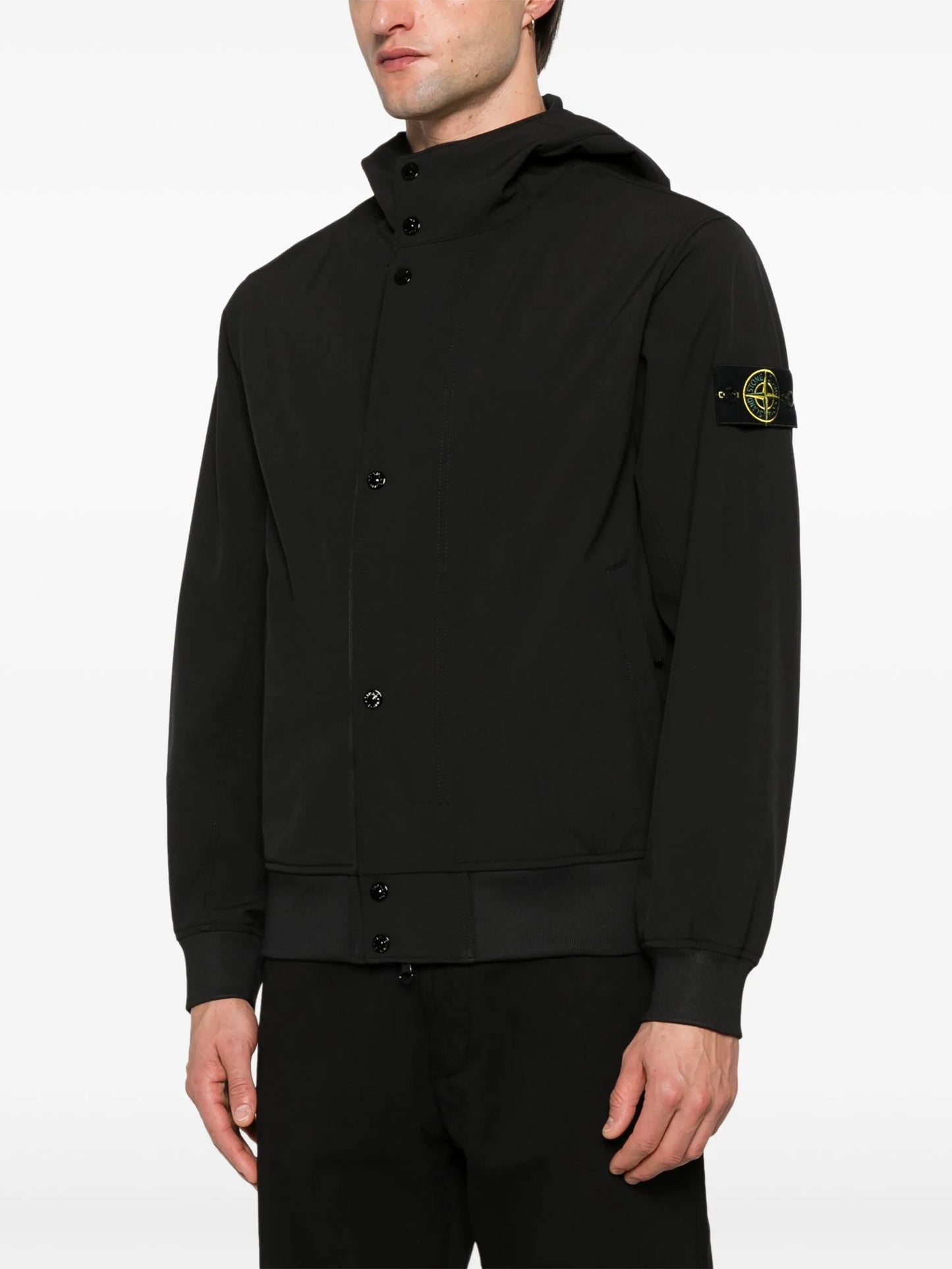 Compass-badge bomber jacket