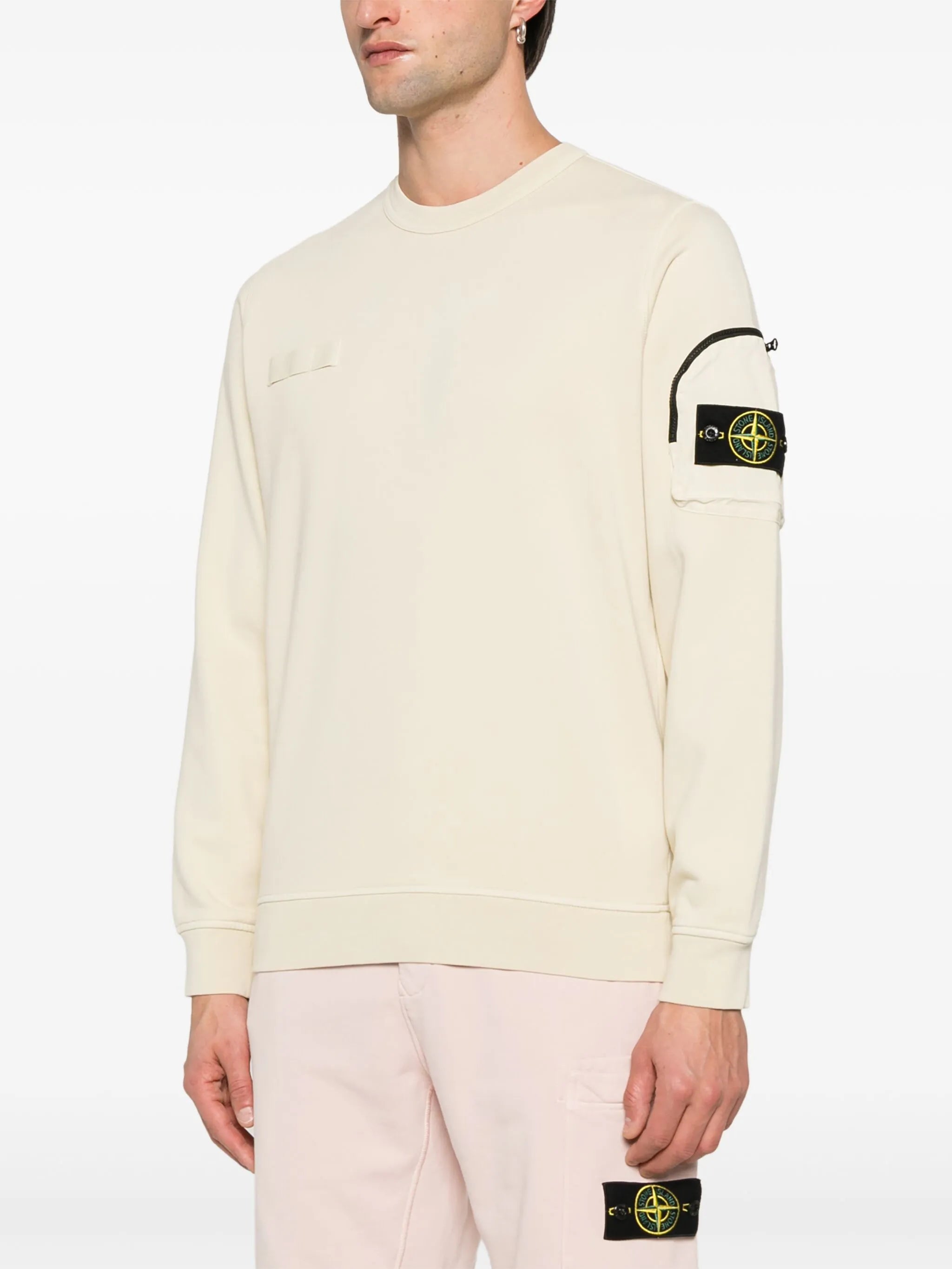 Compass-badge sweatshirt