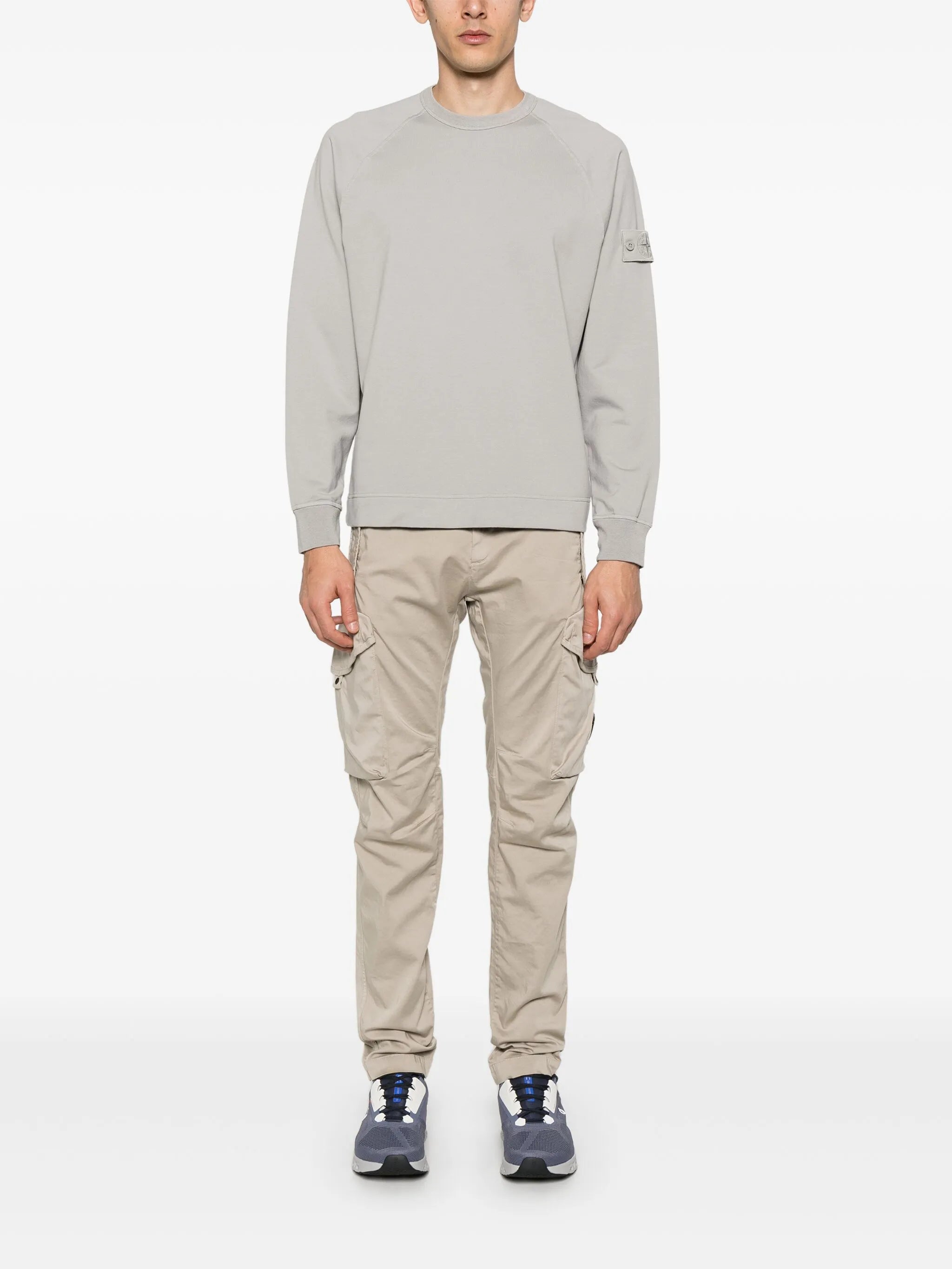 Compass-badge sweatshirt
