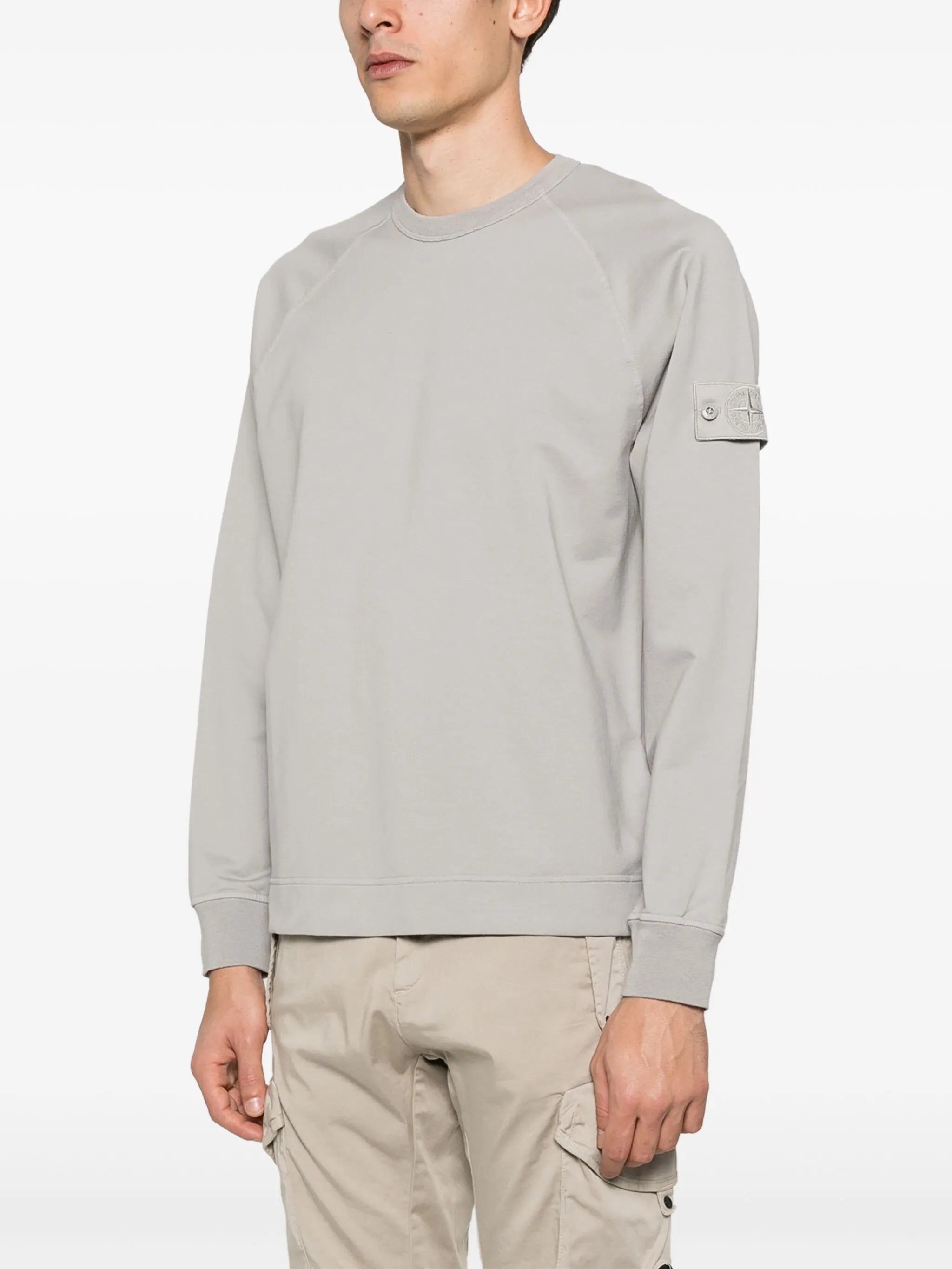 Compass-badge sweatshirt