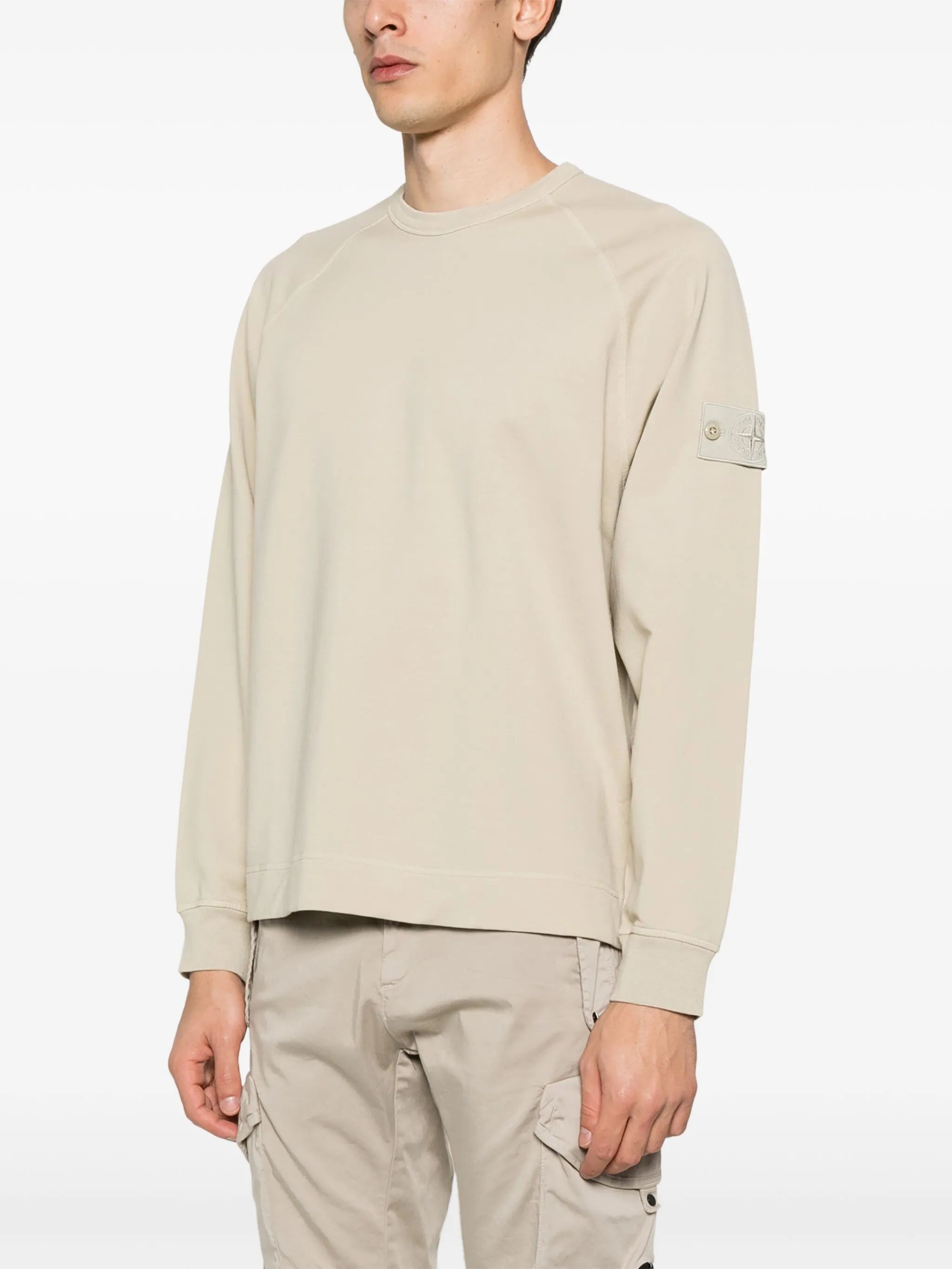 Compass-badge sweatshirt