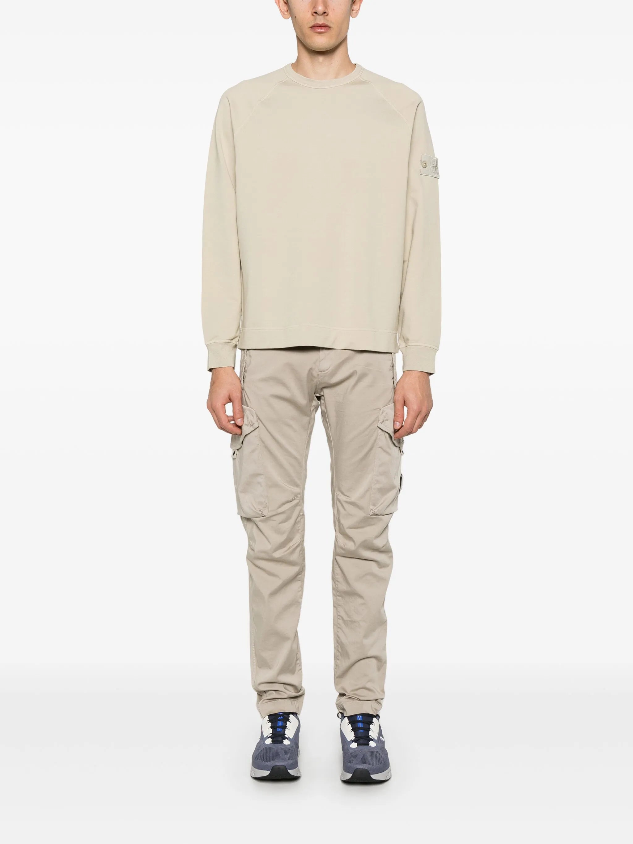 Compass-badge sweatshirt