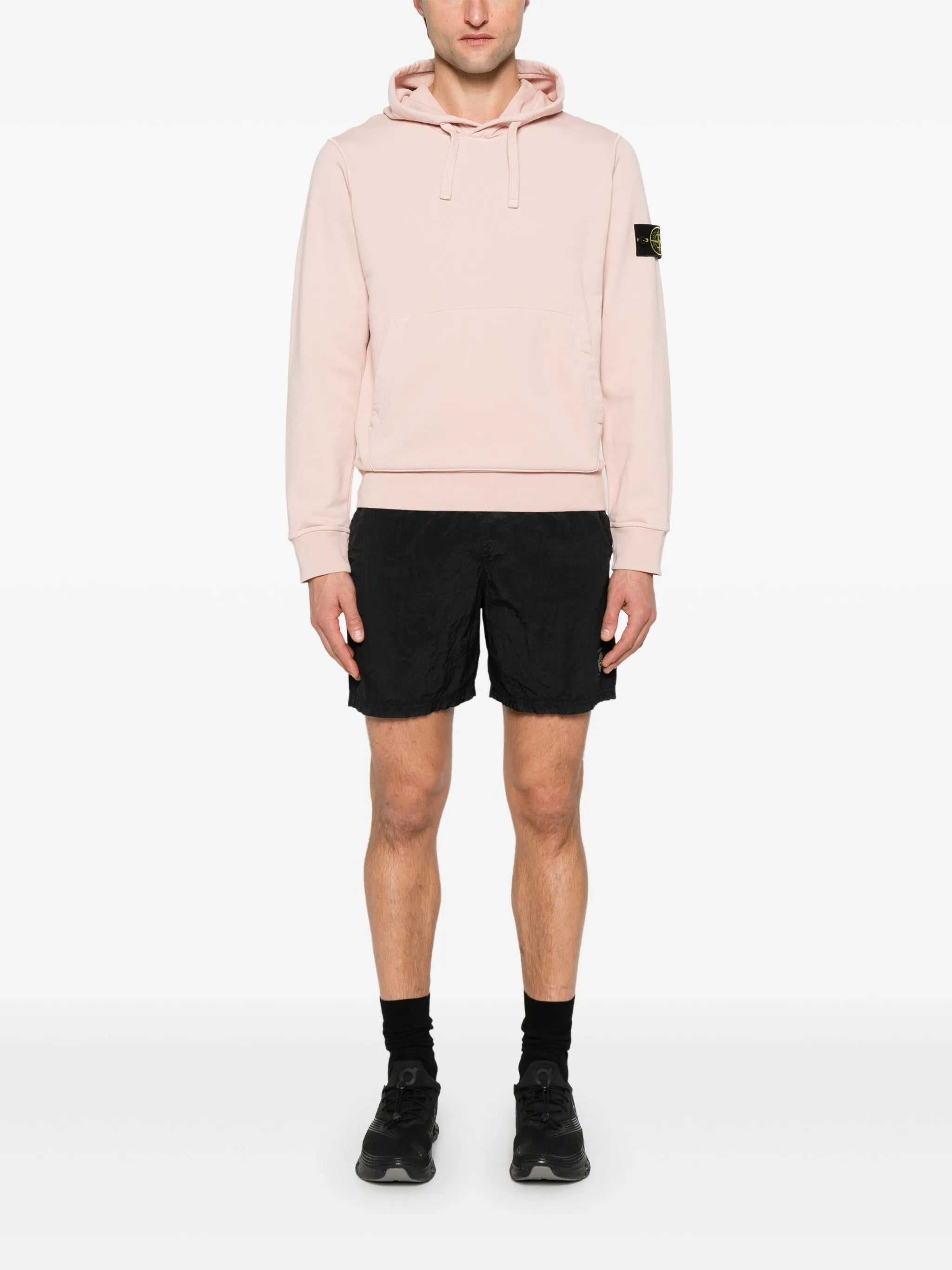 Compass-badge hoodie
