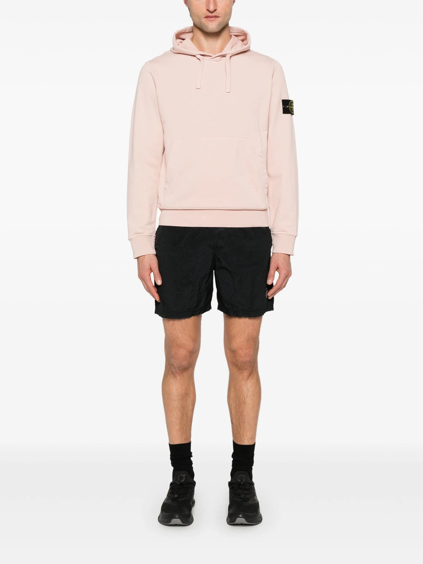 Compass-badge hoodie