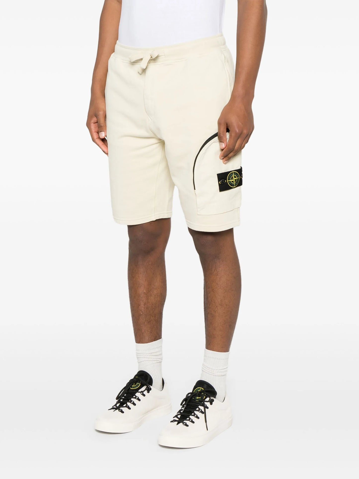 cotton track shorts
