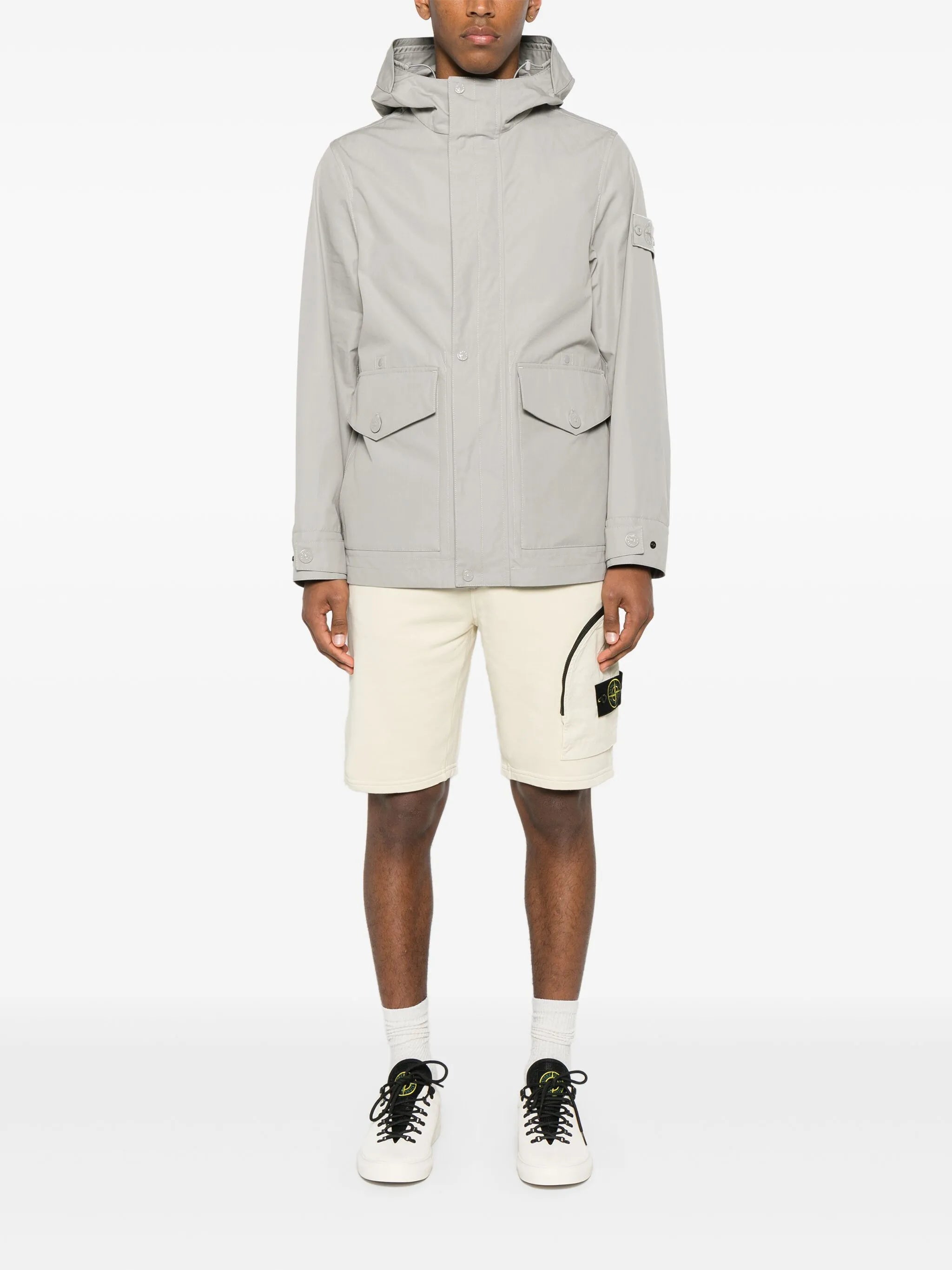 cotton track shorts