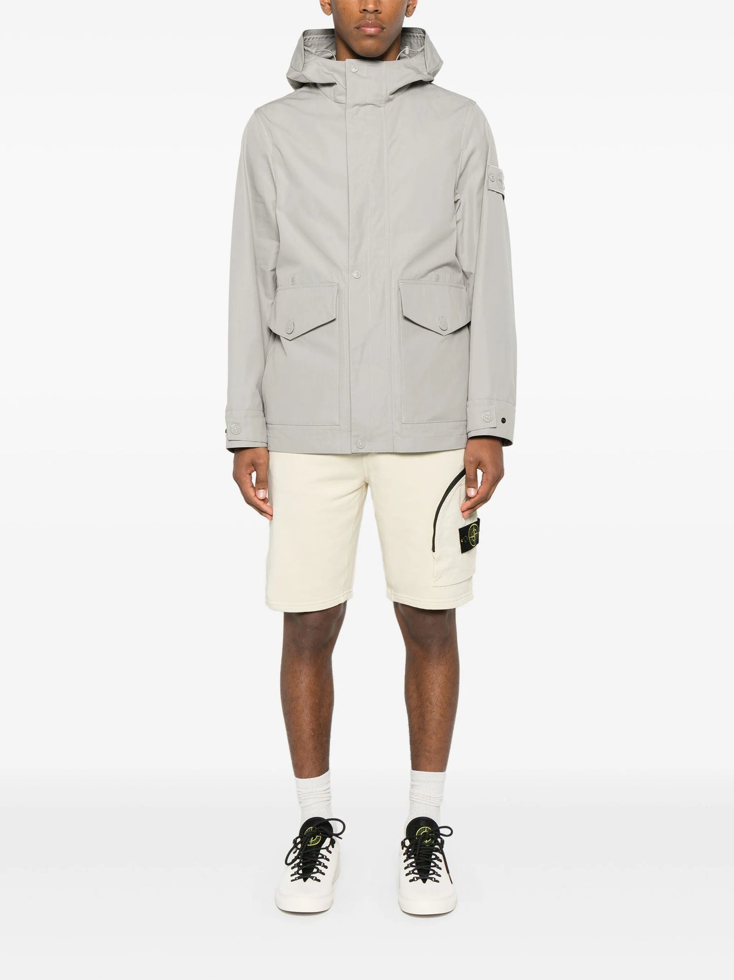 cotton track shorts