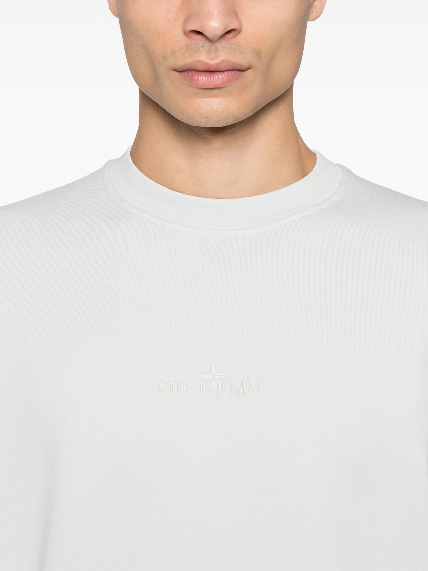 logo-embroidered sweatshirt