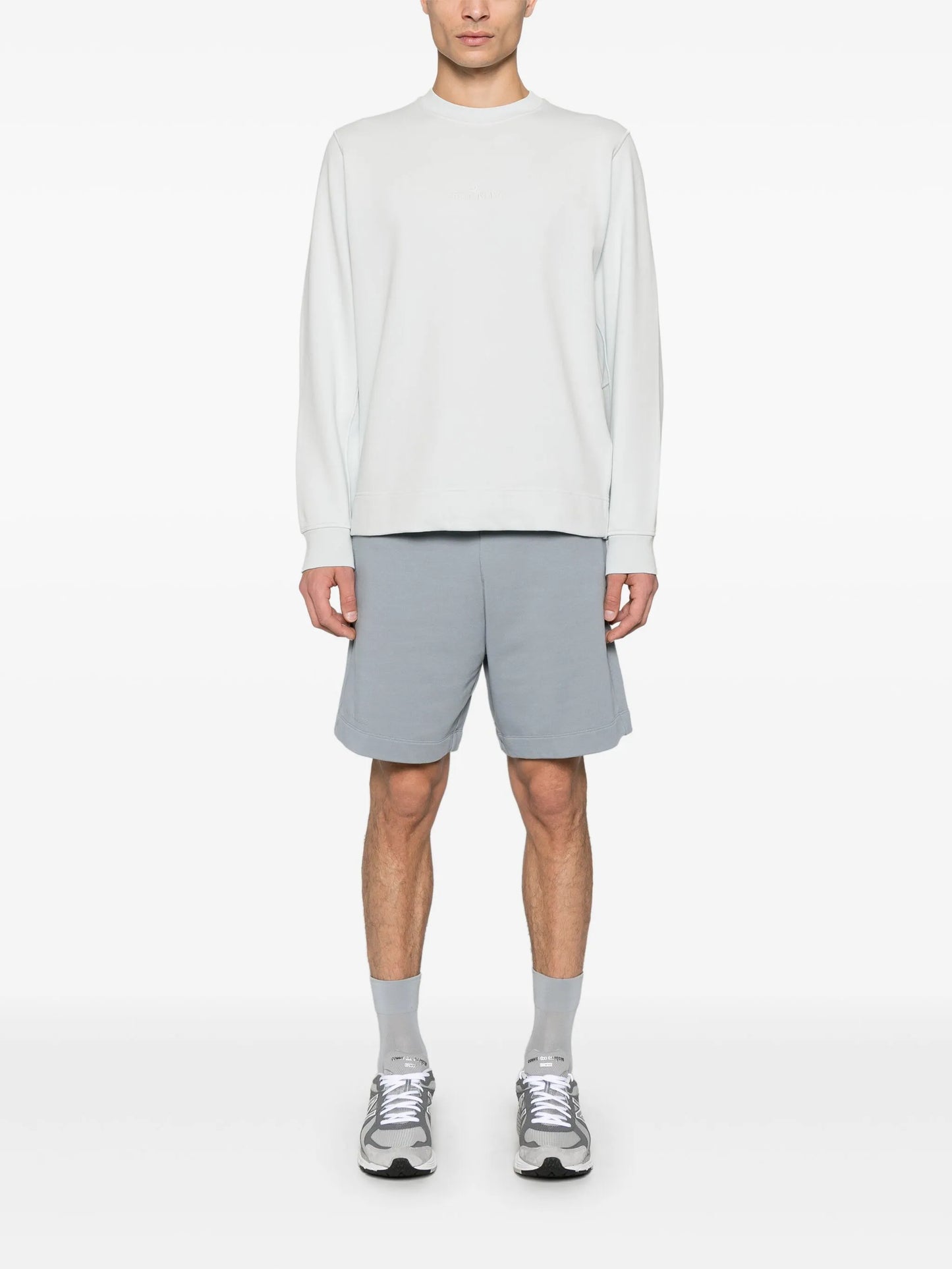 logo-embroidered sweatshirt
