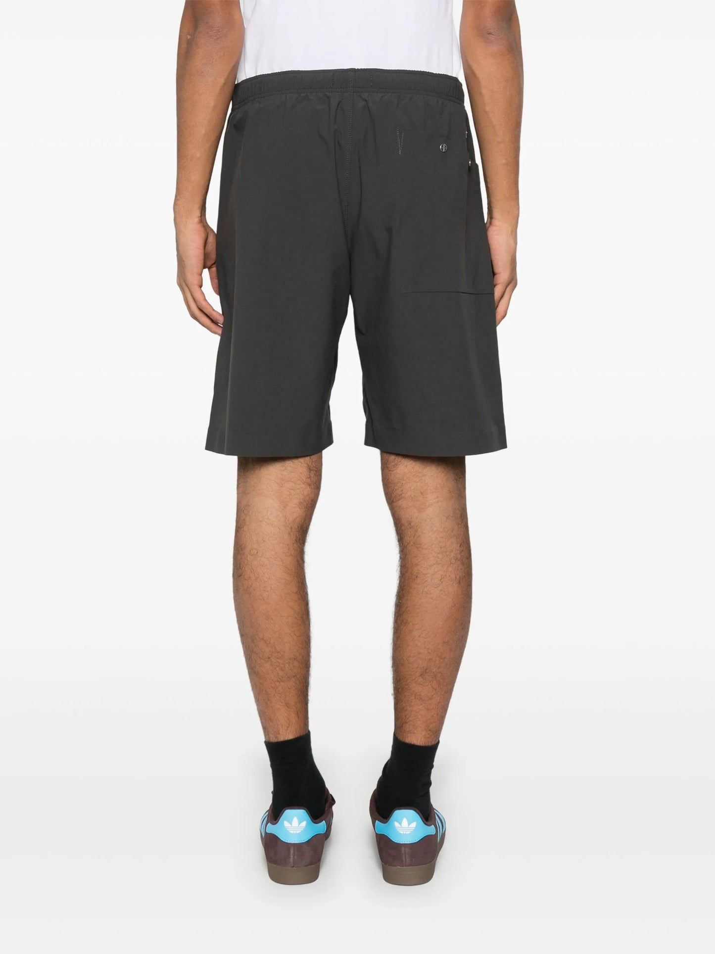 logo-embroidered shorts