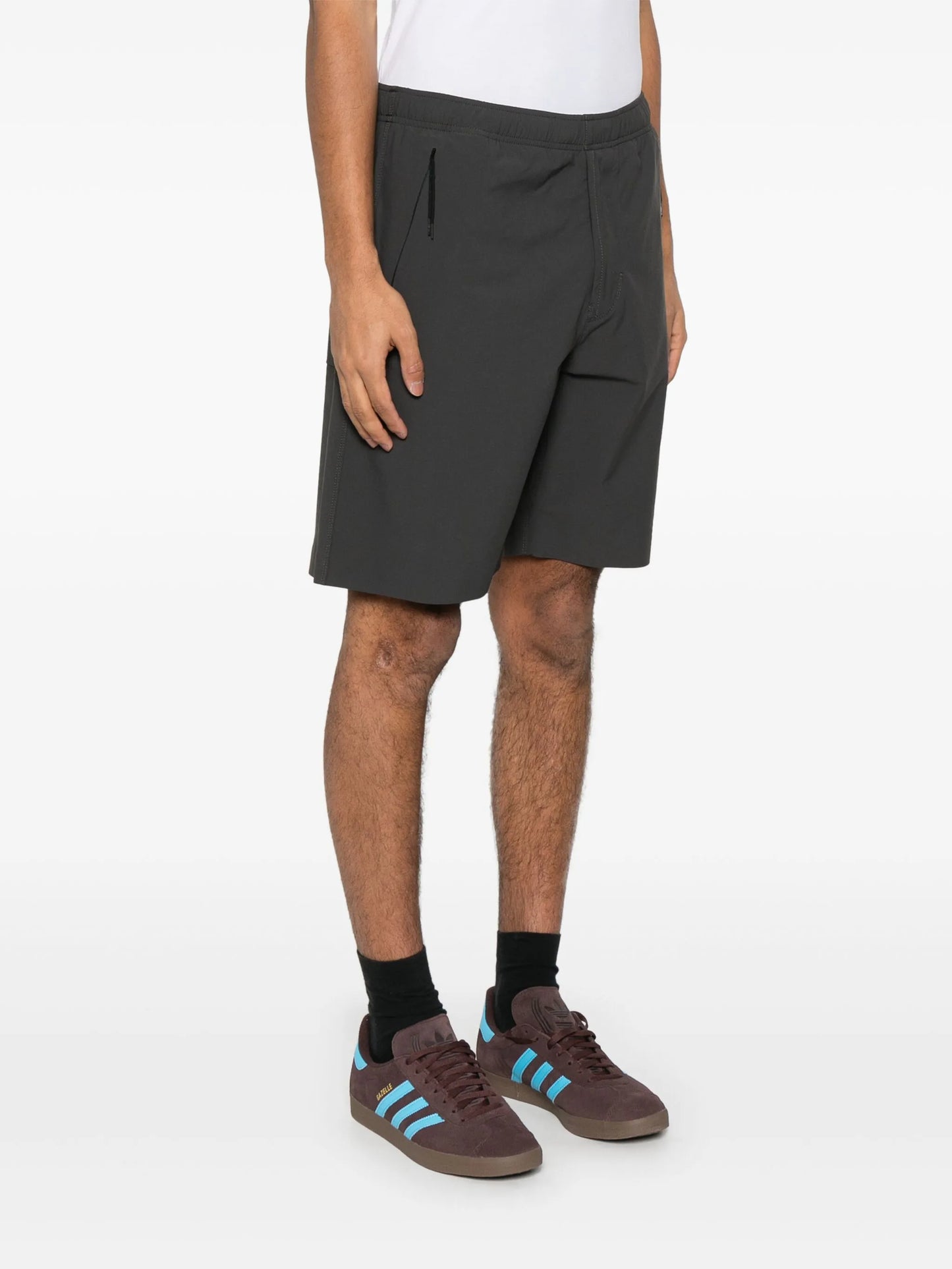 logo-embroidered shorts