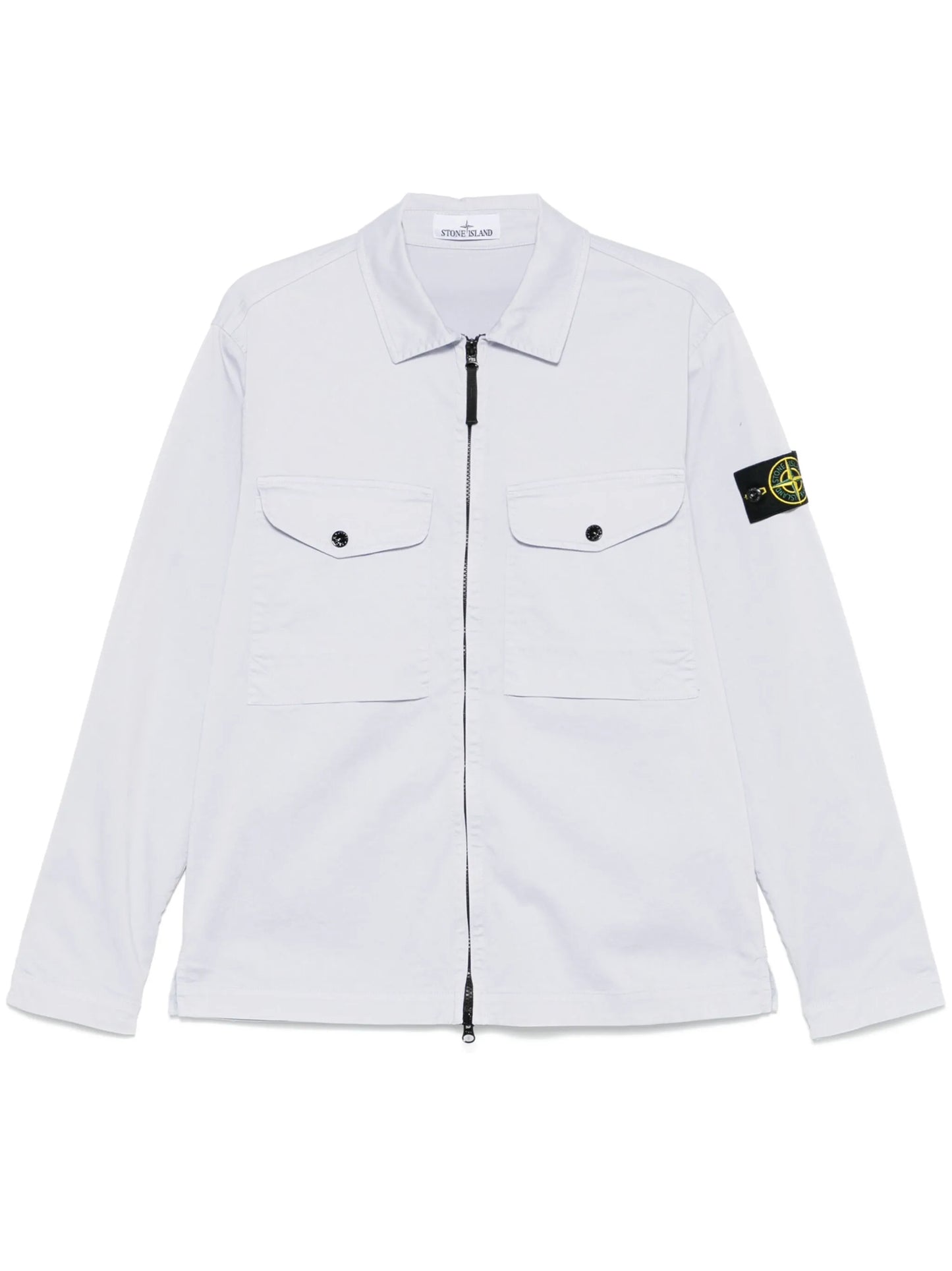 Compass-badge overshirt