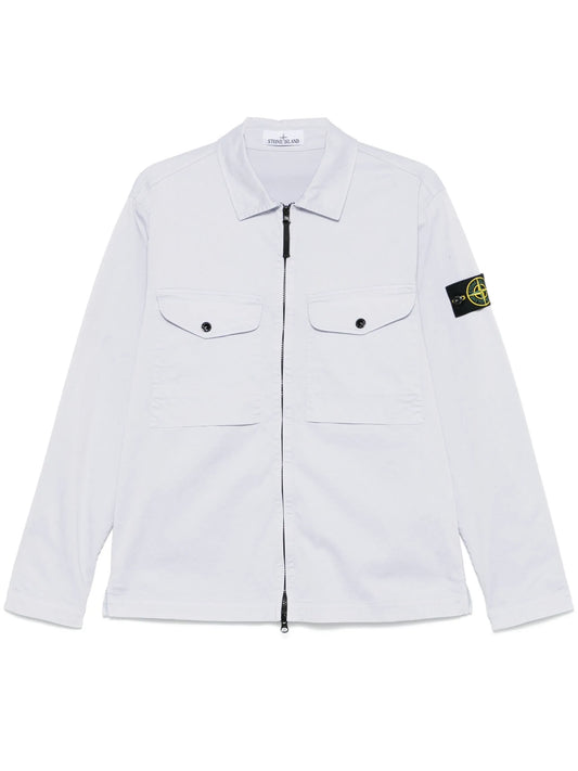 Compass-badge overshirt