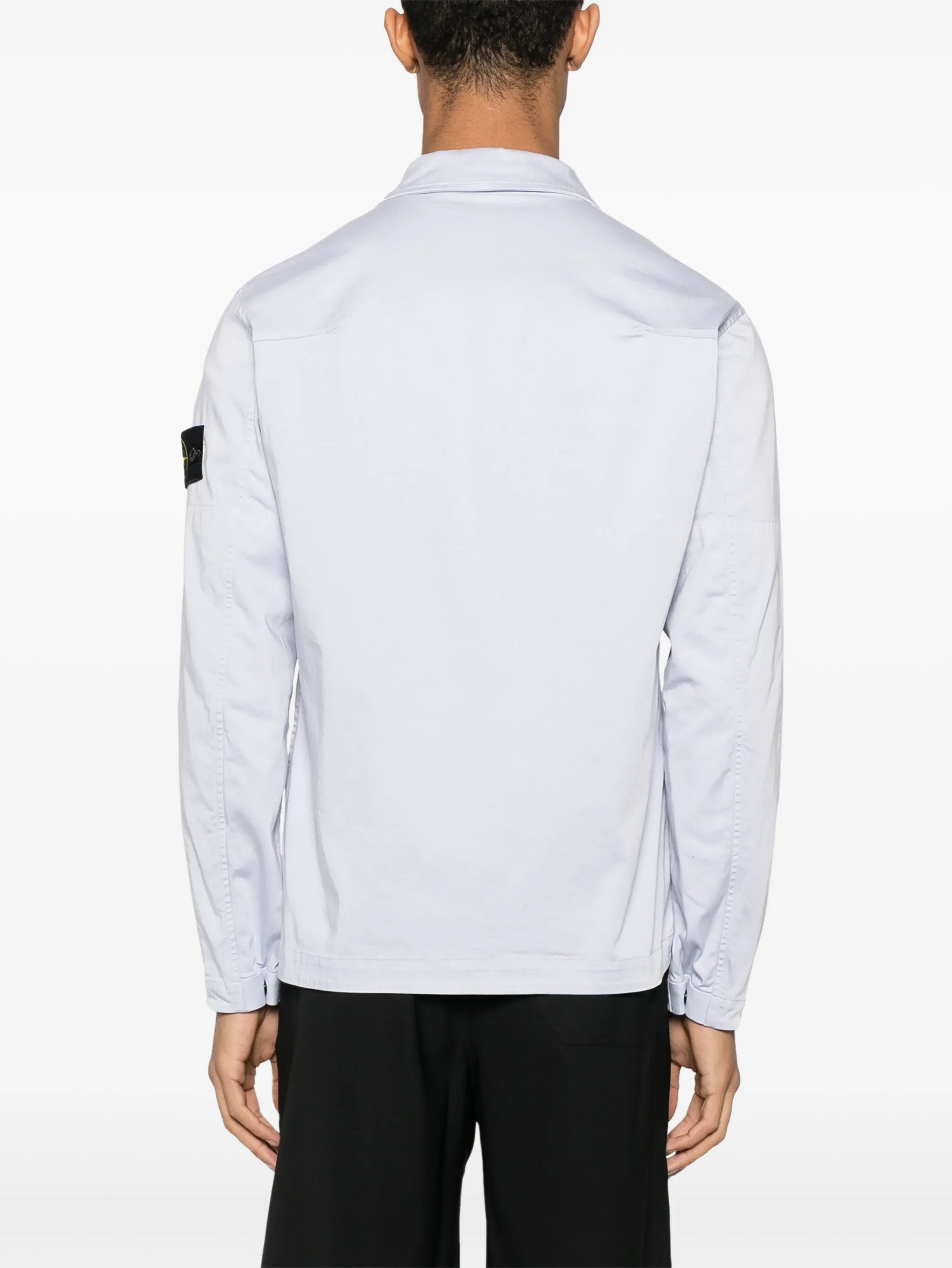 Compass-badge overshirt