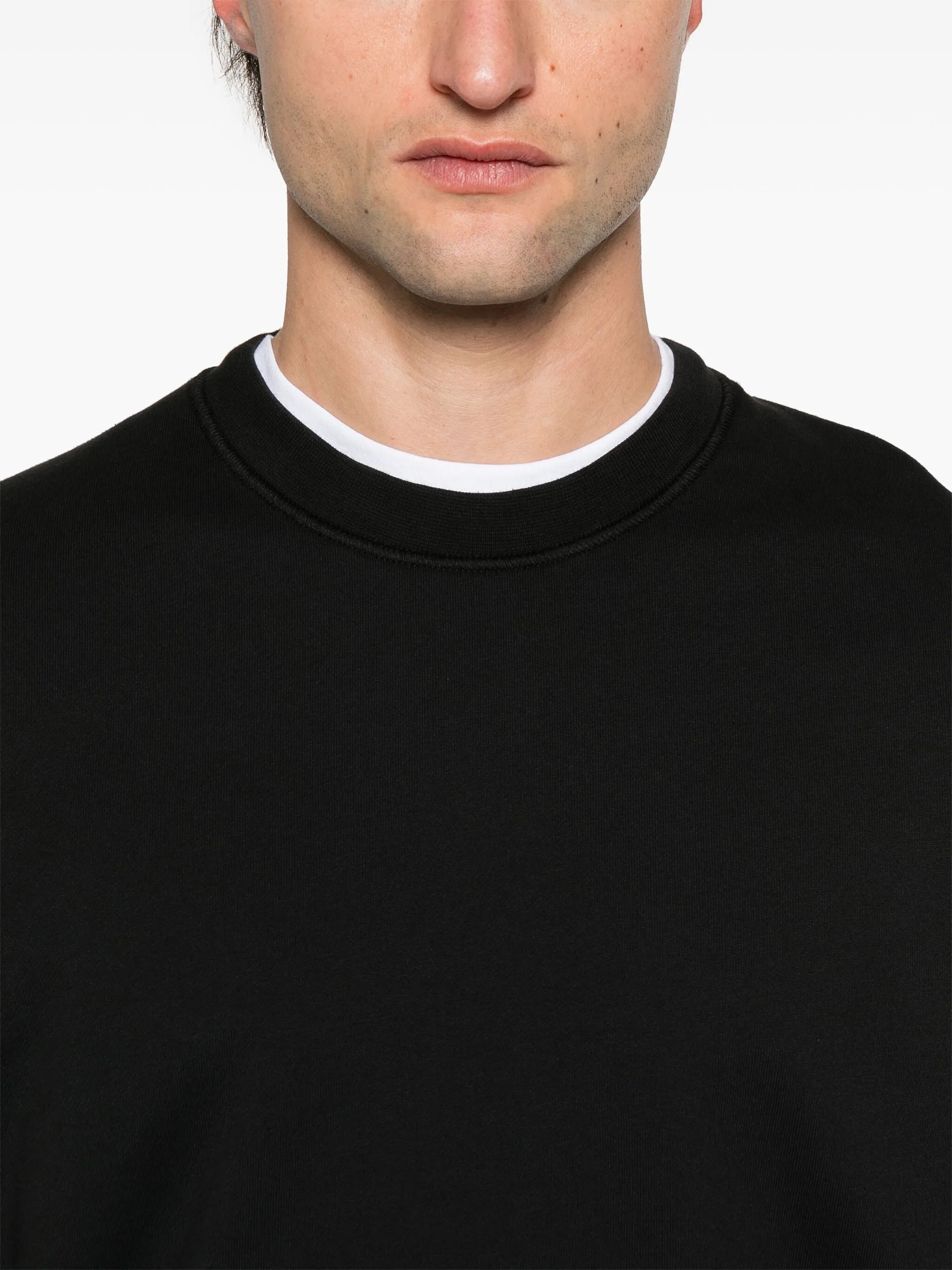 Compass-badge sweatshirt