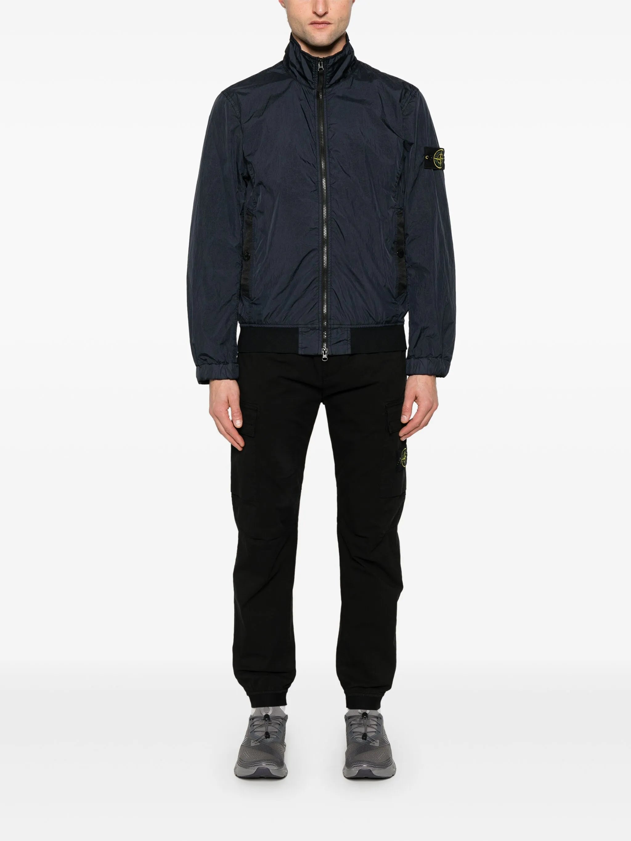 Compass-badge cargo pants