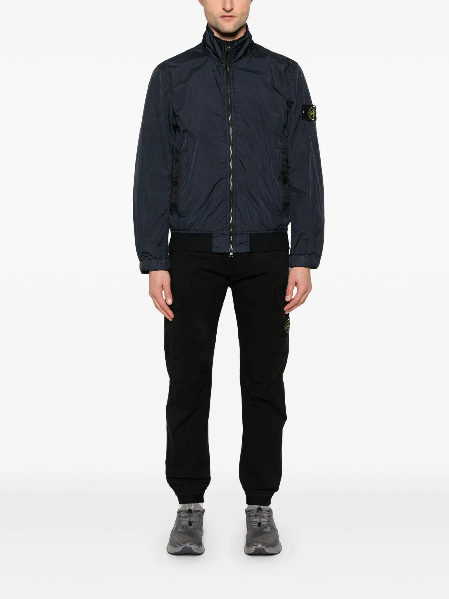 Compass-badge cargo pants