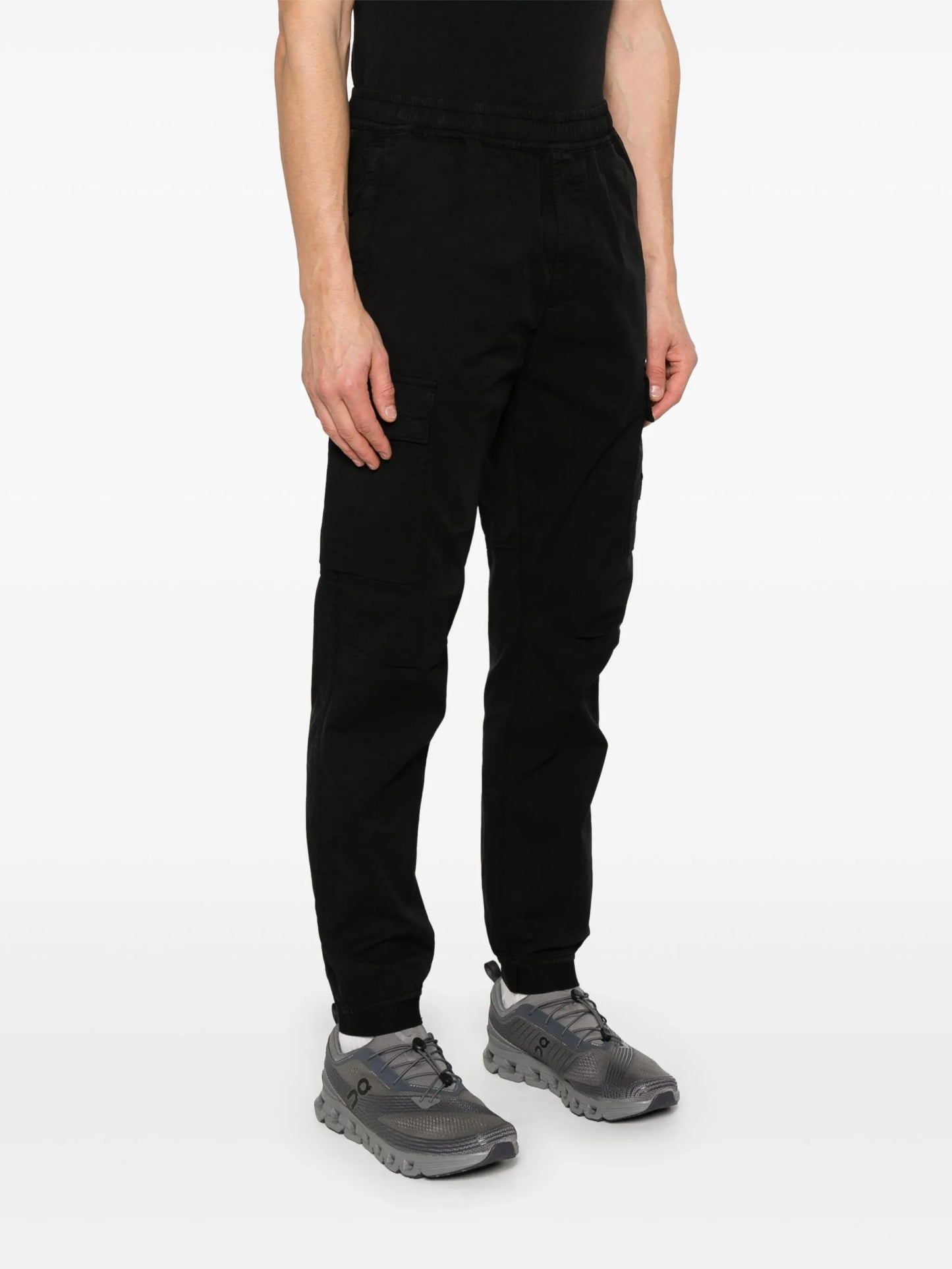 Compass-badge cargo pants