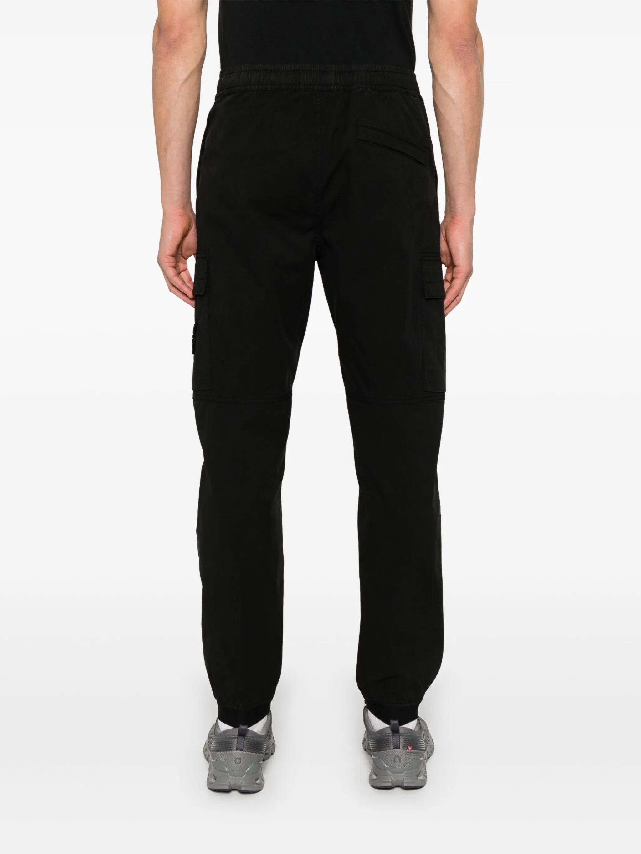 Compass-badge cargo pants
