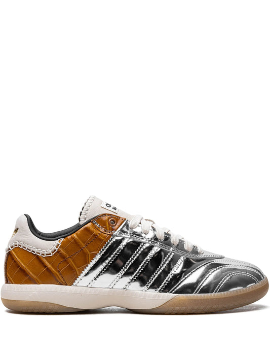 x Wales Bonner Samba Millenium "Silver Metallic/Easy Yellow" sneakers