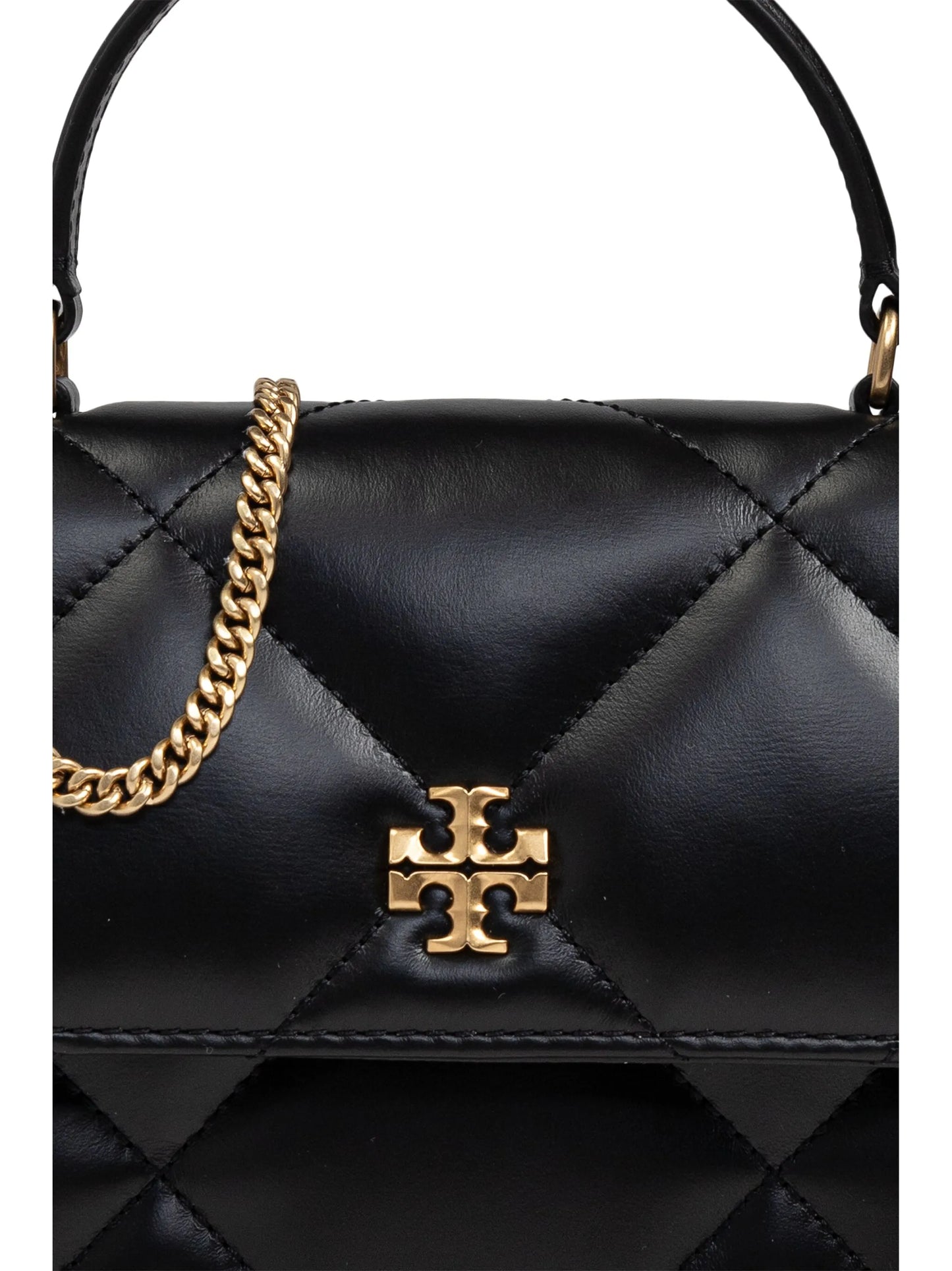 mini Kira diamond-quilted tote bag