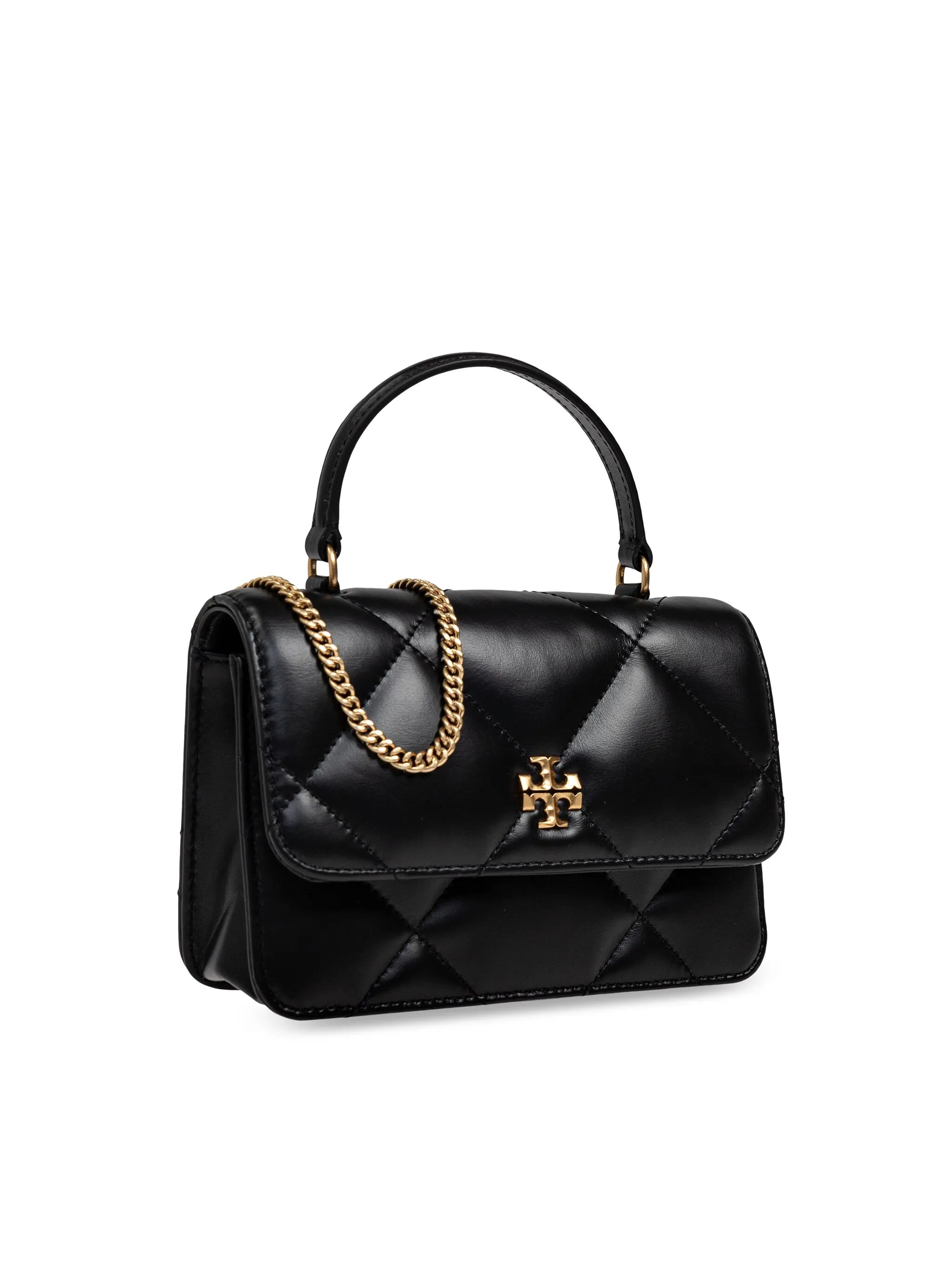 mini Kira Diamond quilted leather tote bag