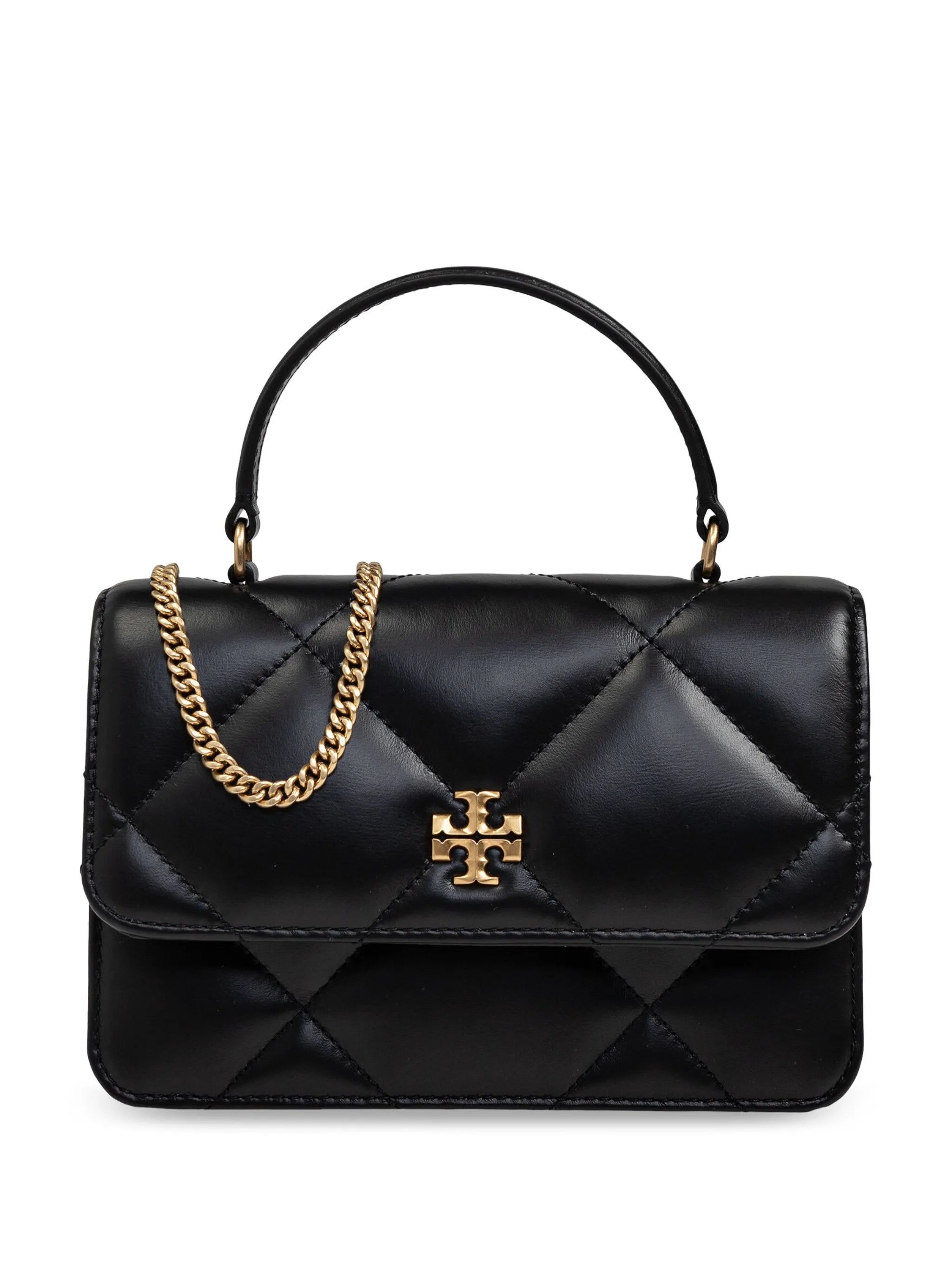 mini Kira diamond-quilted tote bag