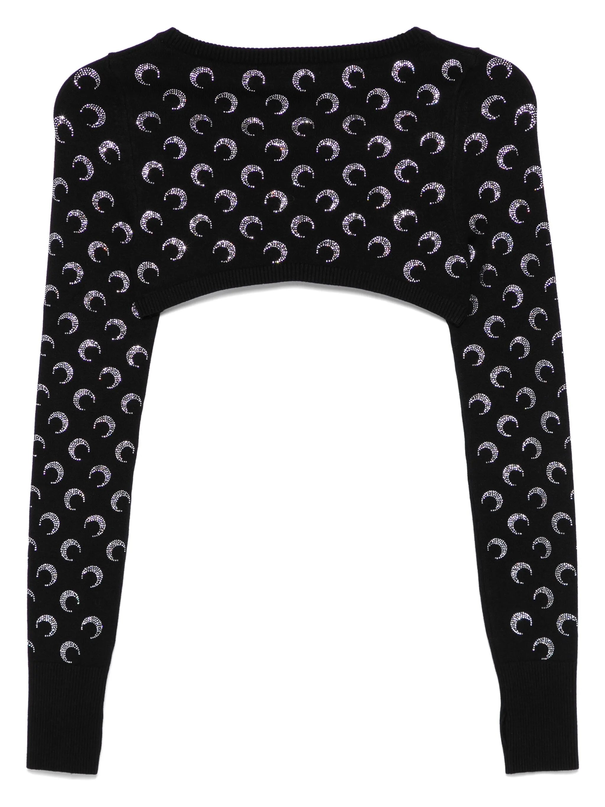 Moonogram-pattern sweater