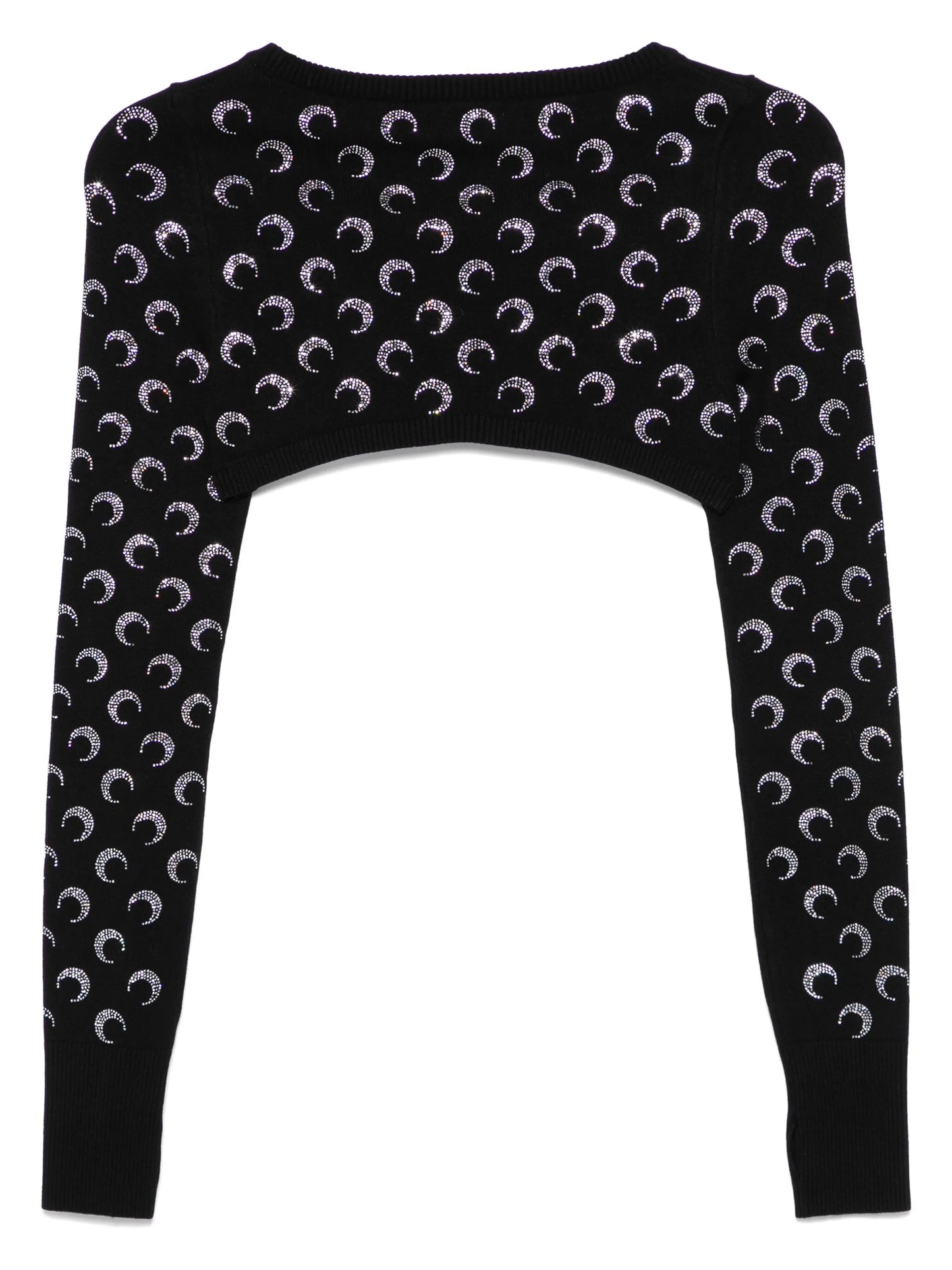 Moonogram-pattern sweater