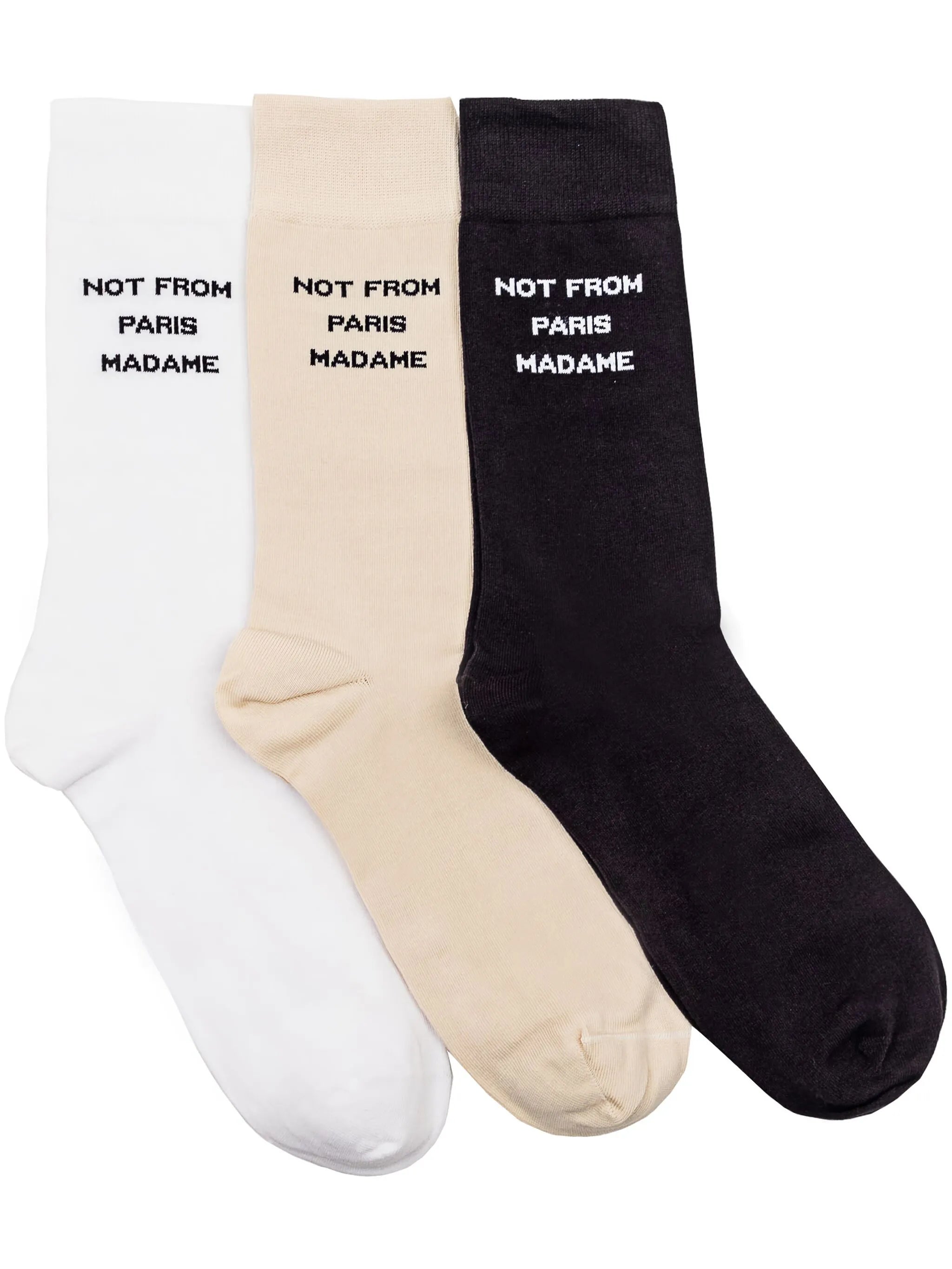 intarsia-knit socks (pack of three)