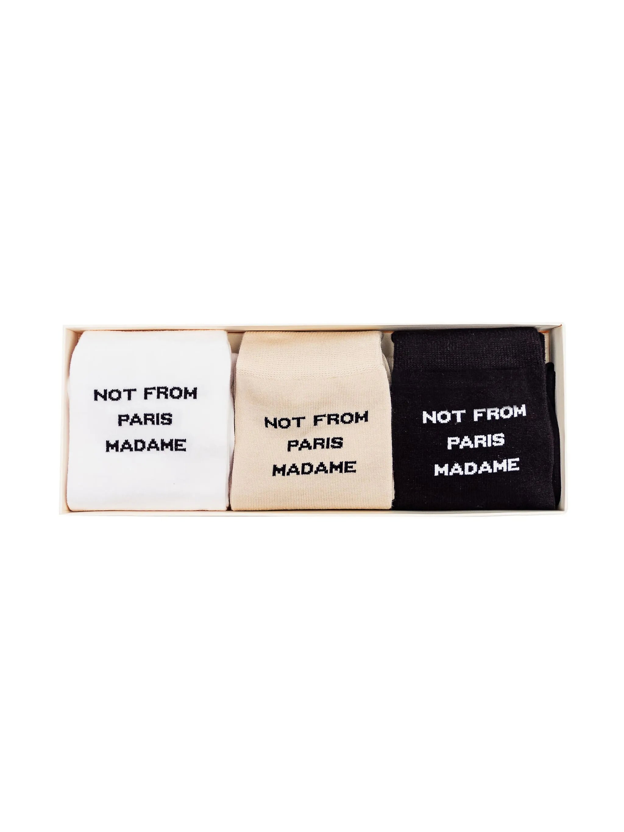 intarsia-knit socks (pack of three)
