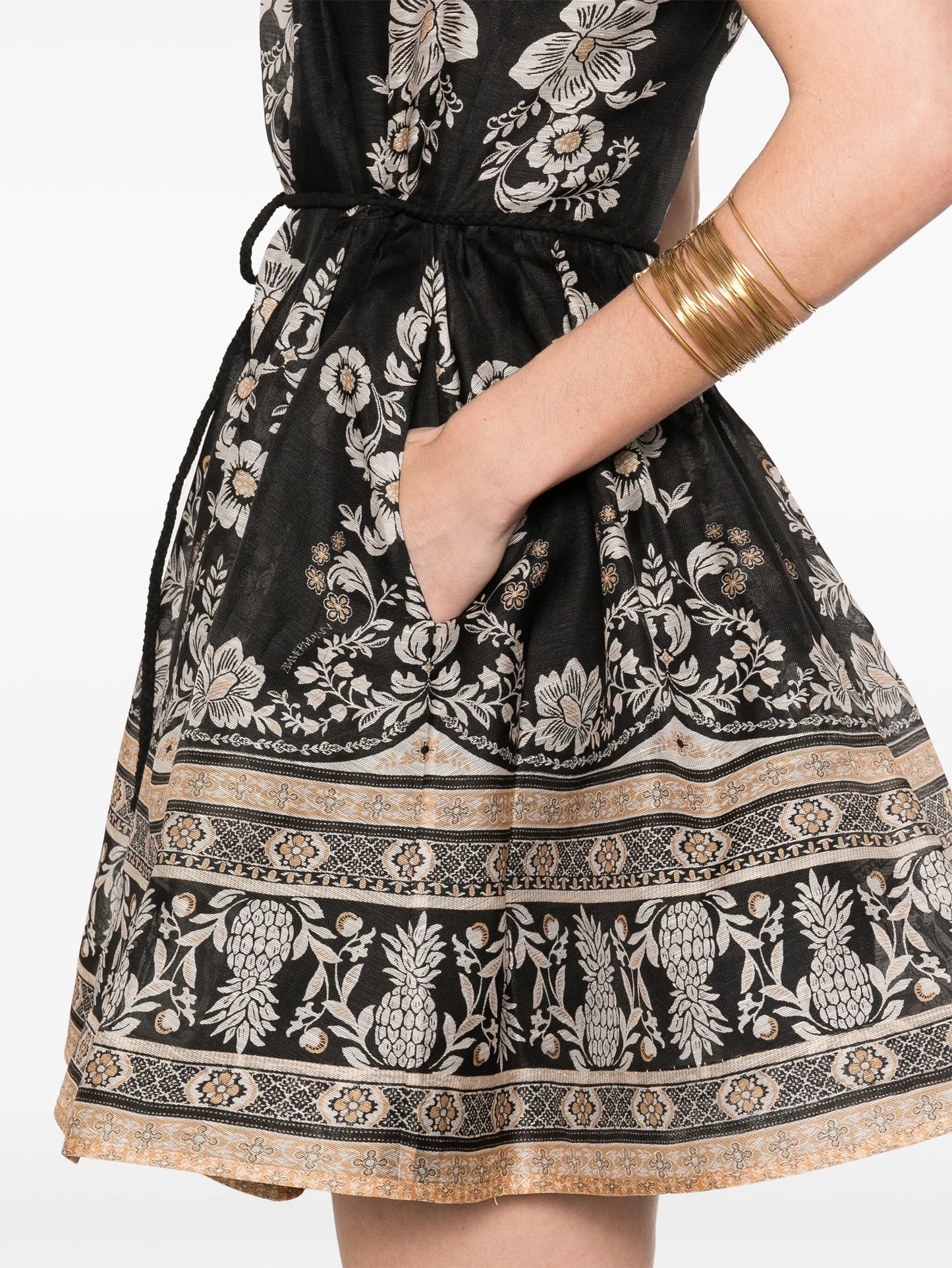 Balance peplum mini dress