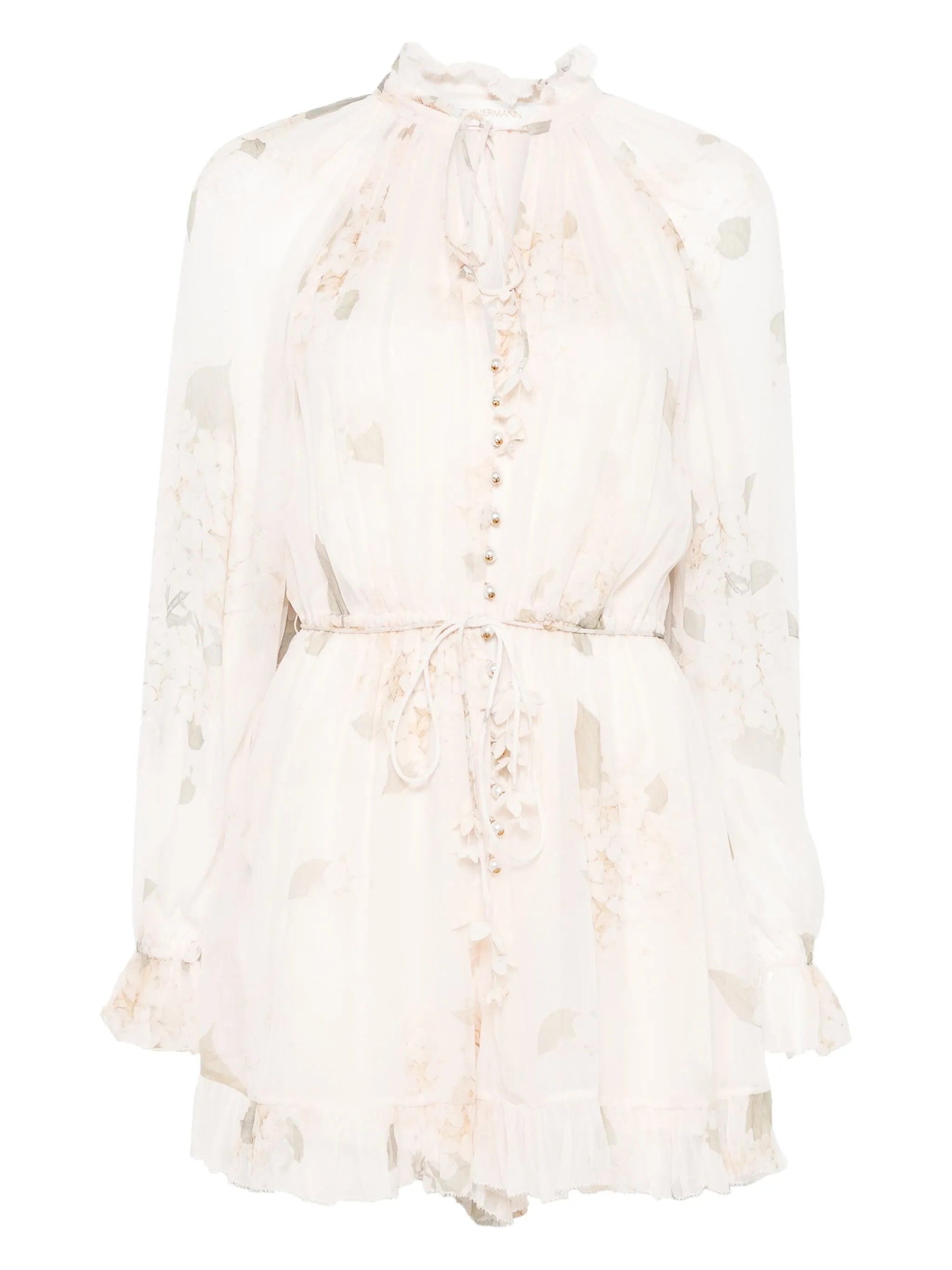 floral-print playsuit