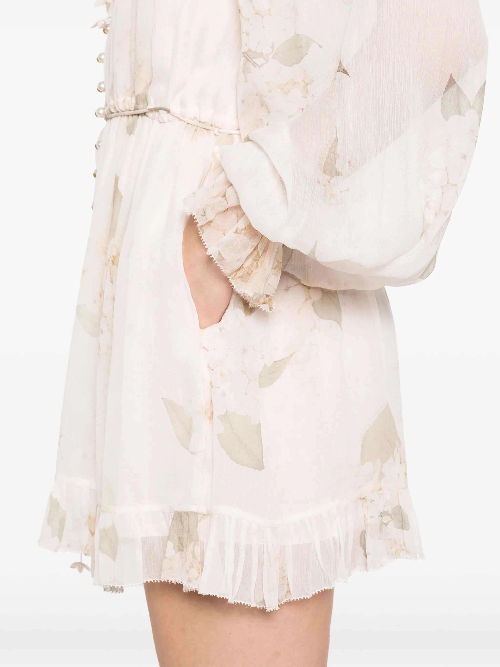 floral-print playsuit